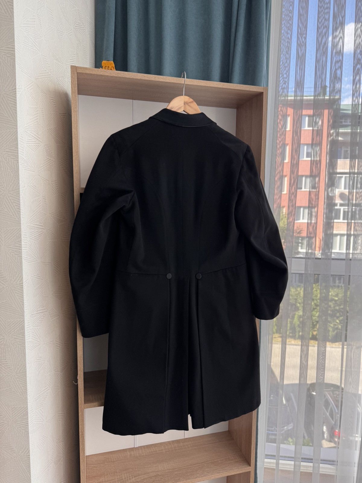 Vintage Vintage Black Frock Coat Elegance 50s Double-Breasted Jacket Size US M / EU 48-50 / 2 - 11 Thumbnail
