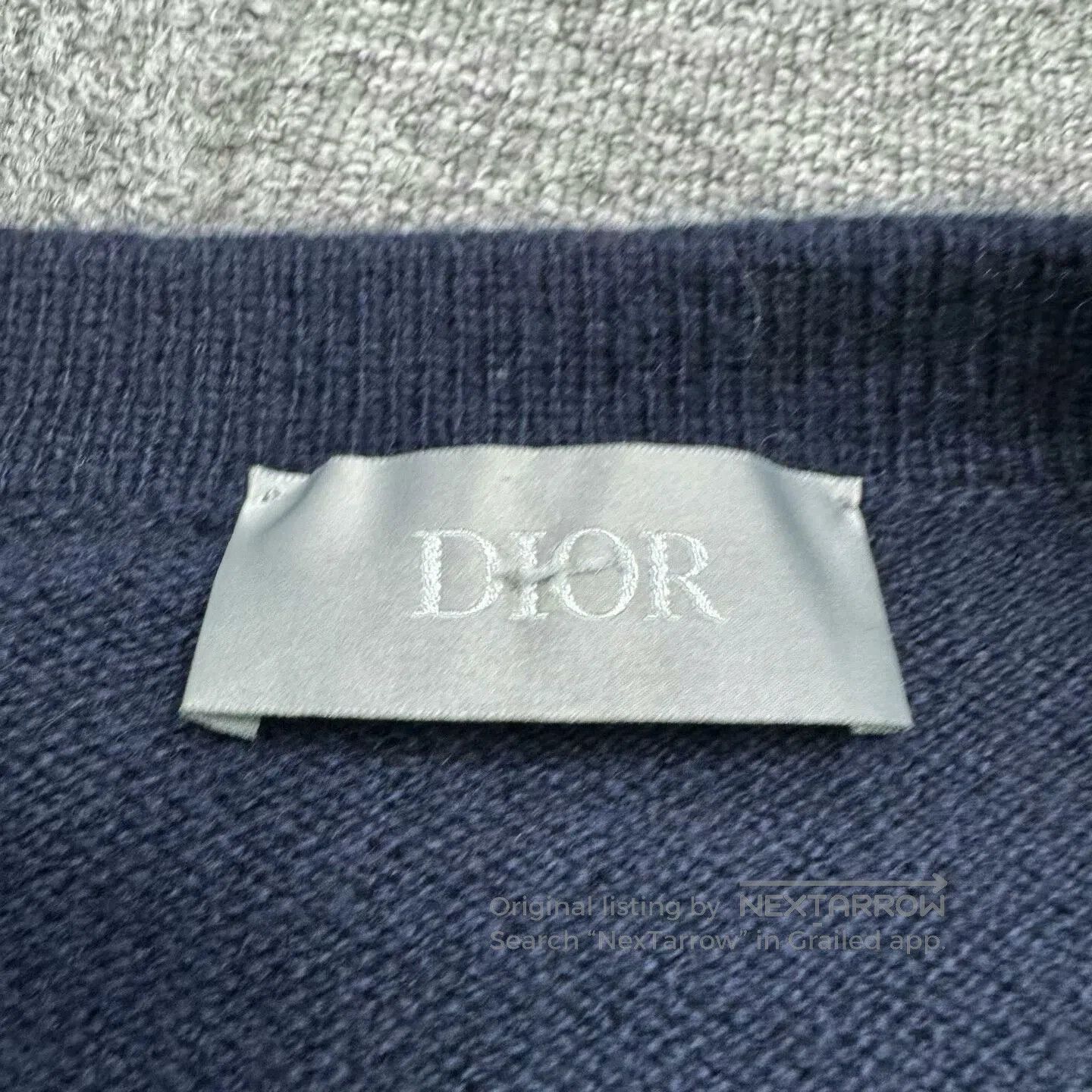 Dior dior embroidered logo cashmere sweater. Size US XL / EU 56 / 4 - 2 Thumbnail
