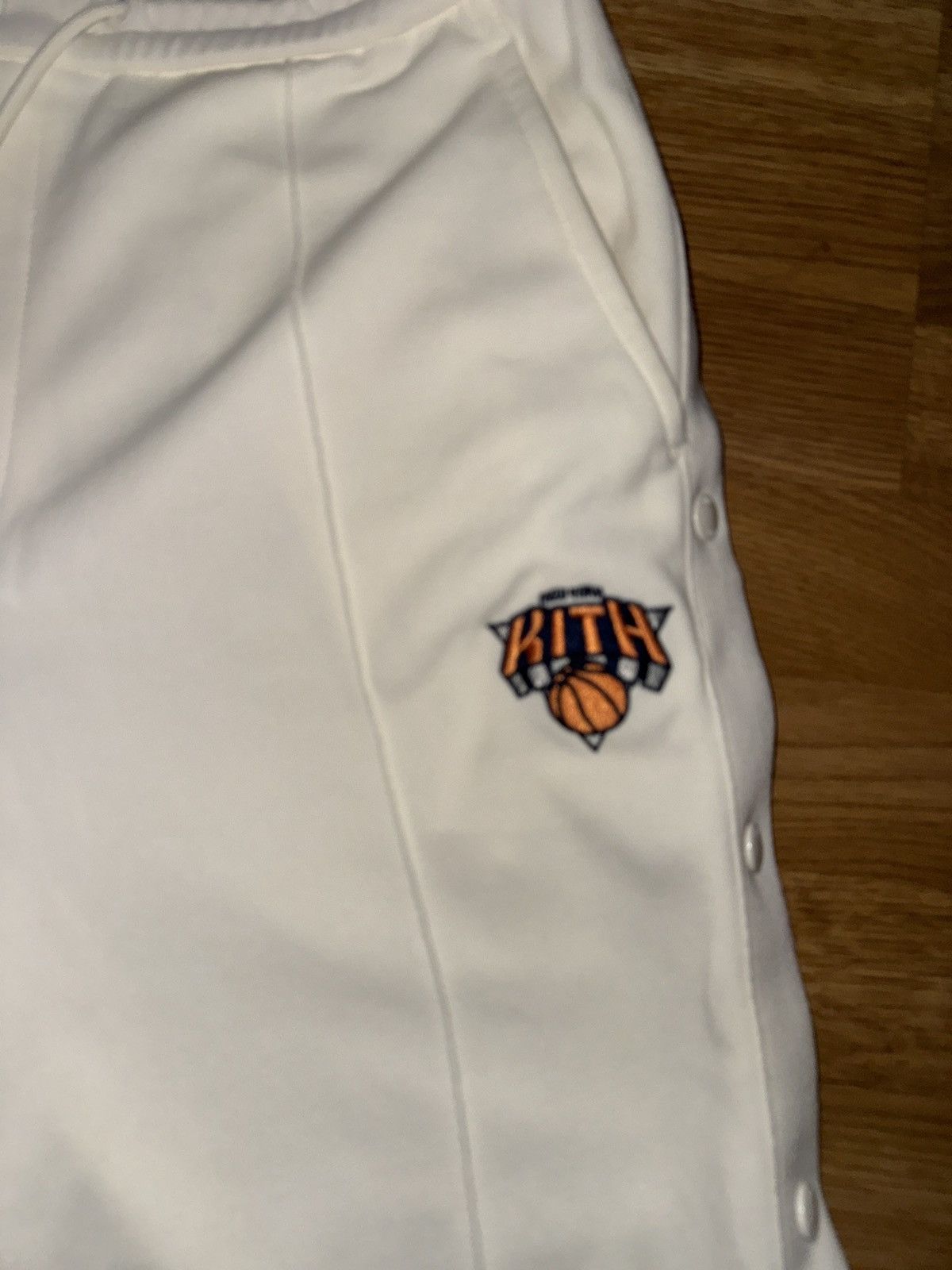 Kith × NBA Kith x New York Knicks tear-away / snap track pants Size US 34 / EU 50 - 10 Thumbnail