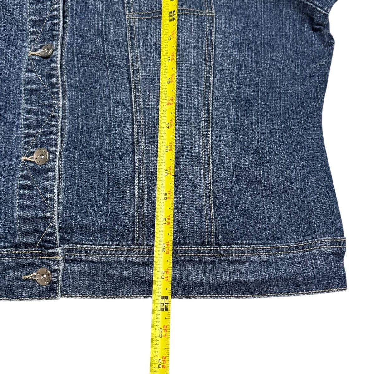 Other FL Jeans Embroidered Design Patterned Denim Jacket 2X Size XXL / US 16-18 / IT 52-54 - 7 Thumbnail