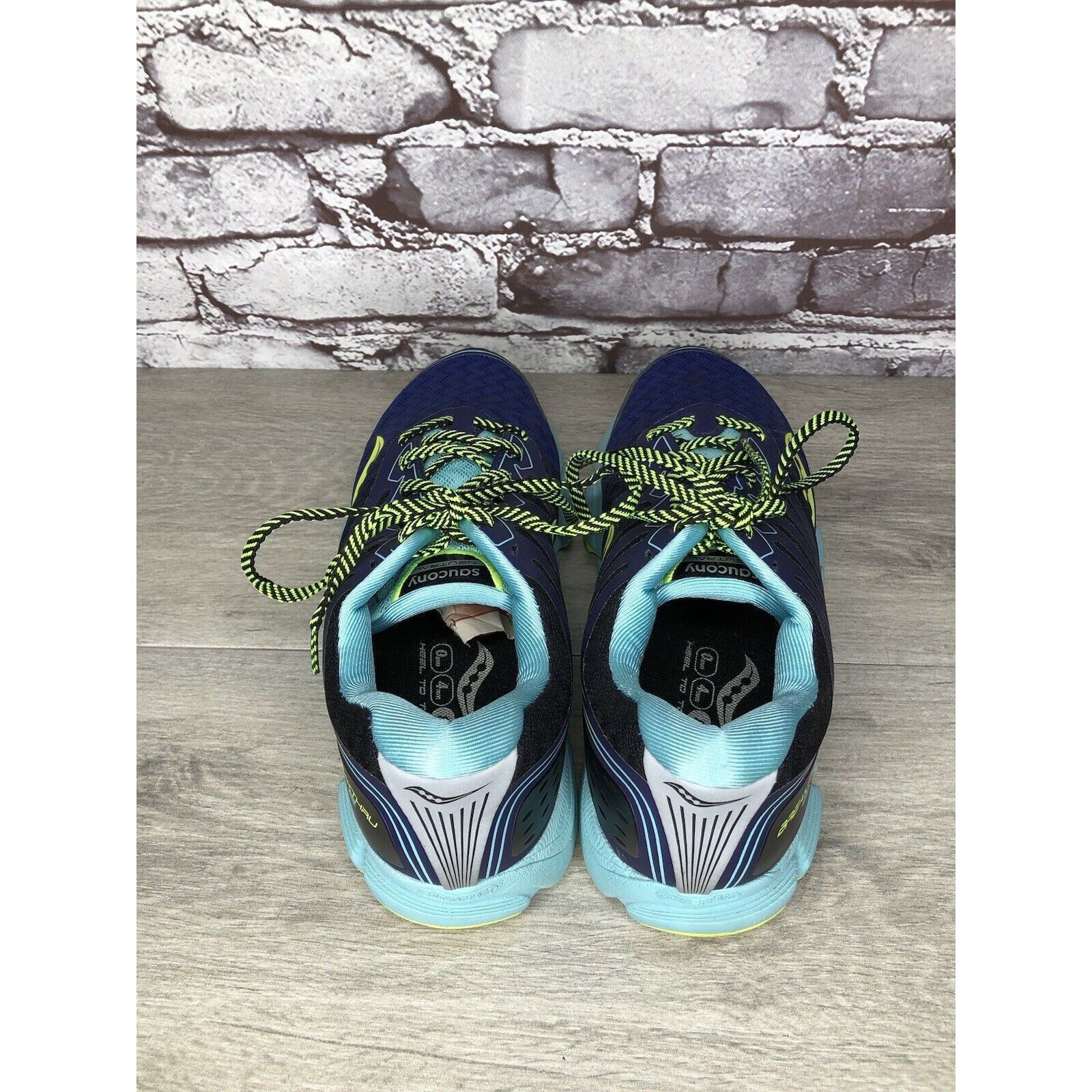 Saucony Saucony Breakthru 2 S10304-2 Purple Blue Yellow Running Shoe Size US 9.5 / IT 39.5 - 5 Thumbnail