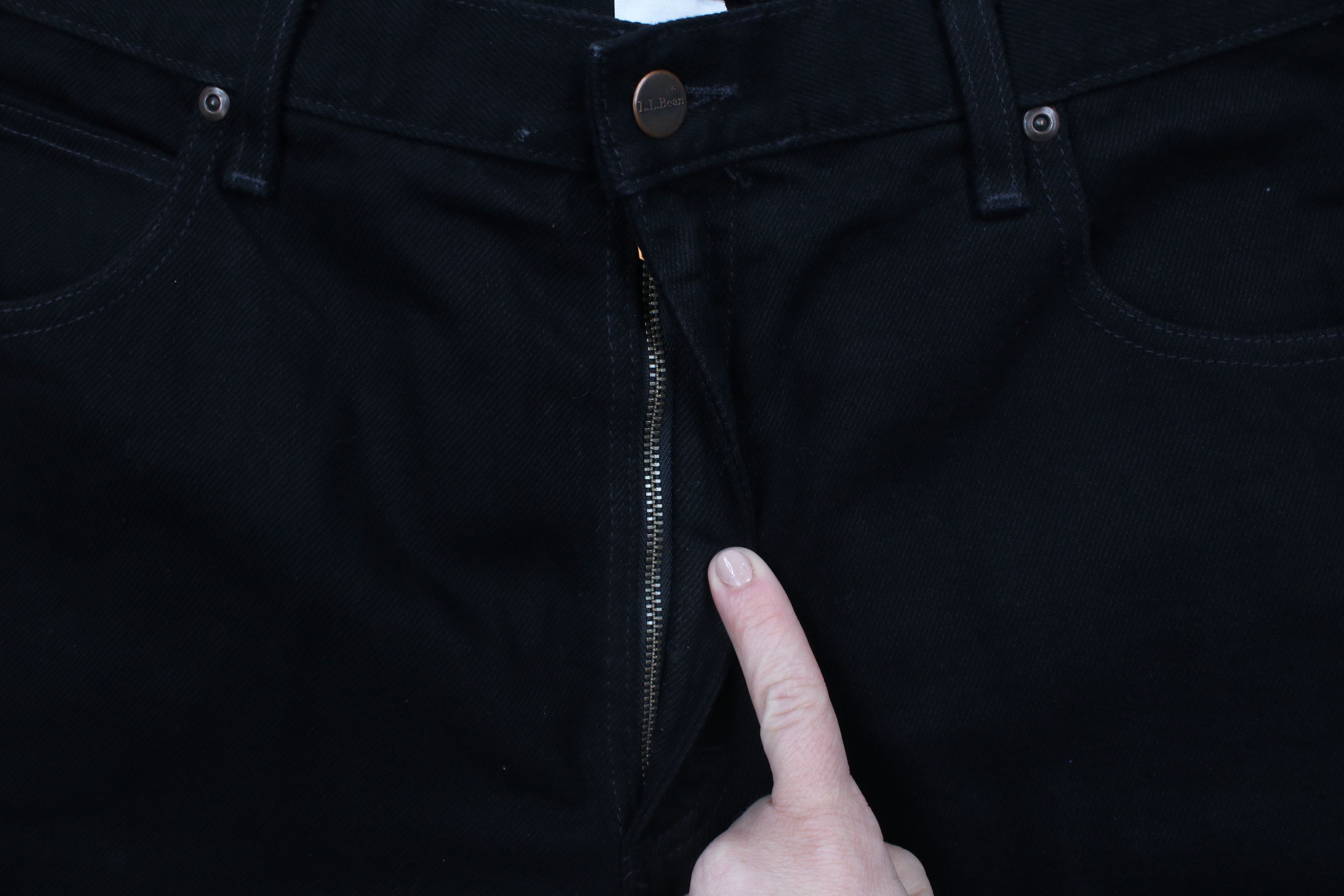 L.L. Bean × Vintage Vintage LL Bean Classic Fit Straight Leg Denim Jeans Black Size US 38 / EU 54 - 7 Thumbnail
