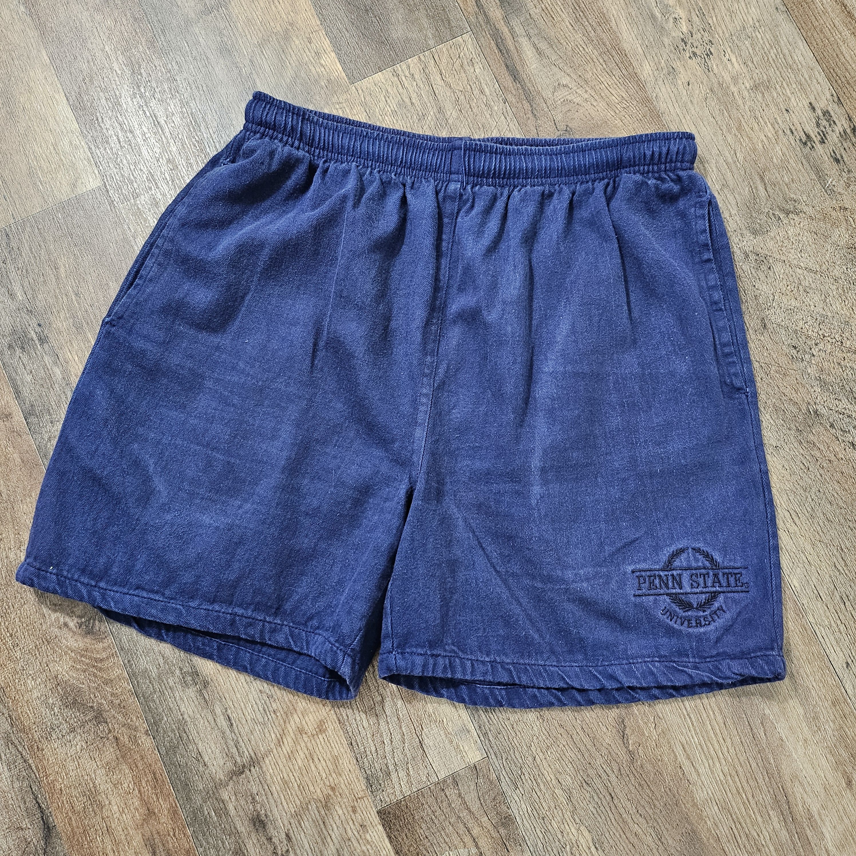 Gear for Sports × Vintage VTG 80s Penn State Logo Cotton Shorts Size US 28 / EU 44 - 1 Thumbnail