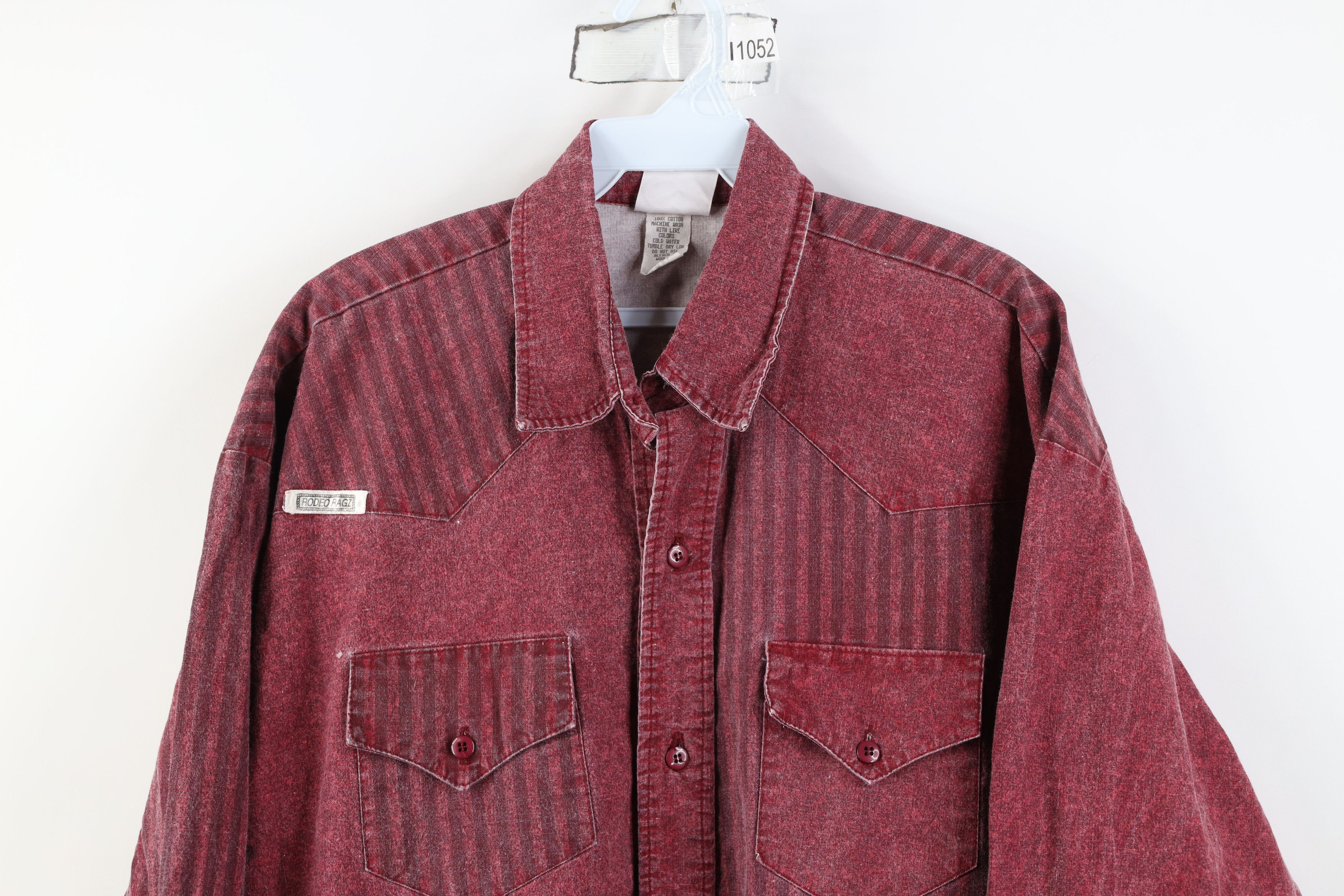 Vintage Vintage 90s Streetwear Western Cowboy Button Shirt USA Size US XL / EU 56 / 4 - 2 Thumbnail