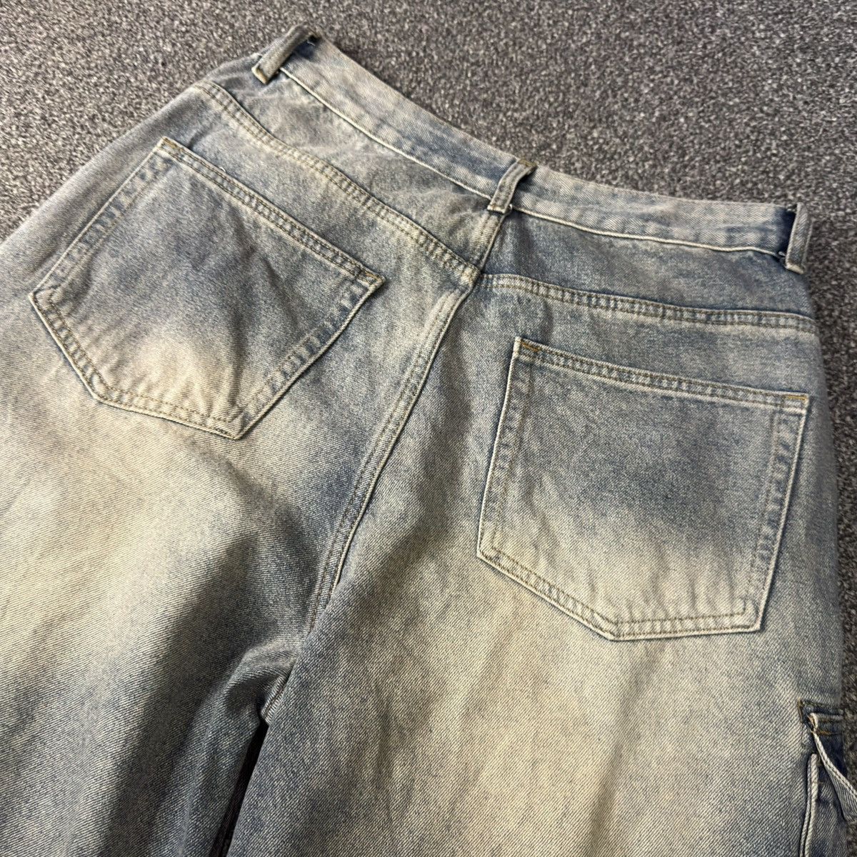 If Six Was Nine 🔥🇯🇵 Japanese Crazy Baggy Unsed.Lab Multi Pocket LGB Jeans Size US 32 / EU 48 - 9 Thumbnail