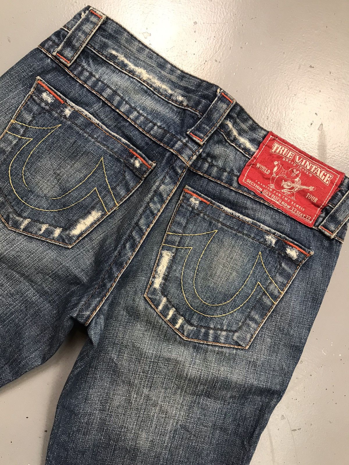 Designer Vintage true vintage distressed bootcut denim Size 30" / US 8 / IT 44 - 13 Thumbnail