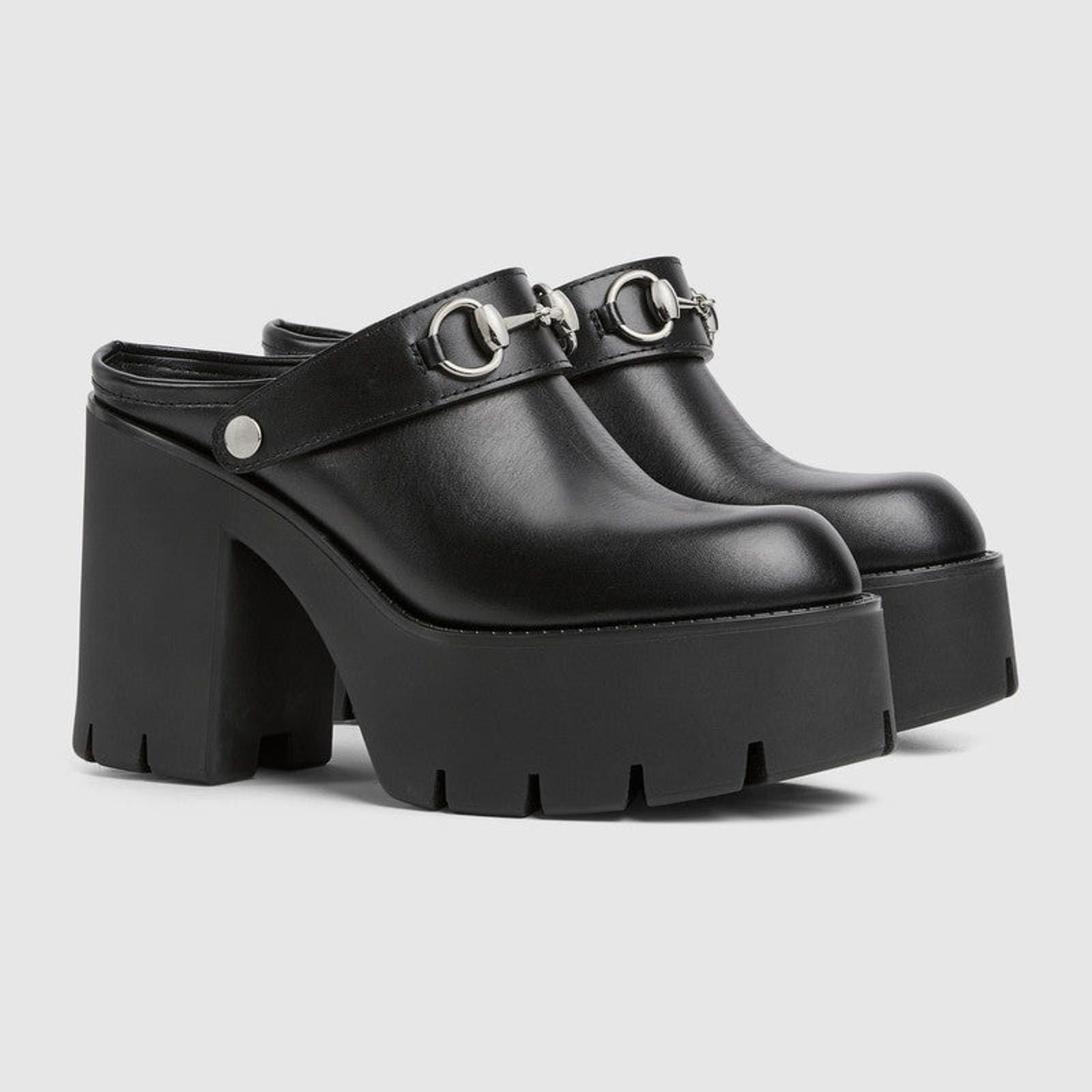 Gucci Gucci Horsebit Leather Platform Mules Size US 6.5 / IT 36.5 - 3 Thumbnail