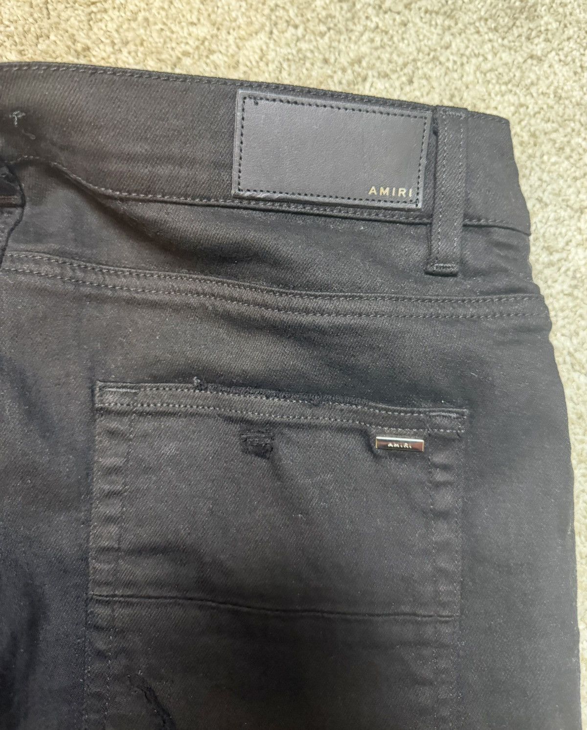 Amiri Amiri Skinny Jeans Black Size US 32 / EU 48 - 4 Thumbnail