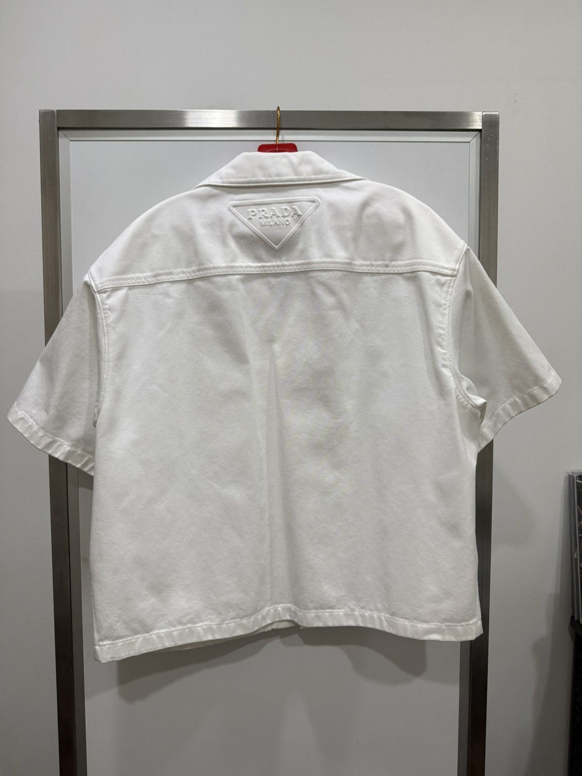 Prada Prada logo embossed Bowling Shirt Size US M / EU 48-50 / 2 - 2 Thumbnail
