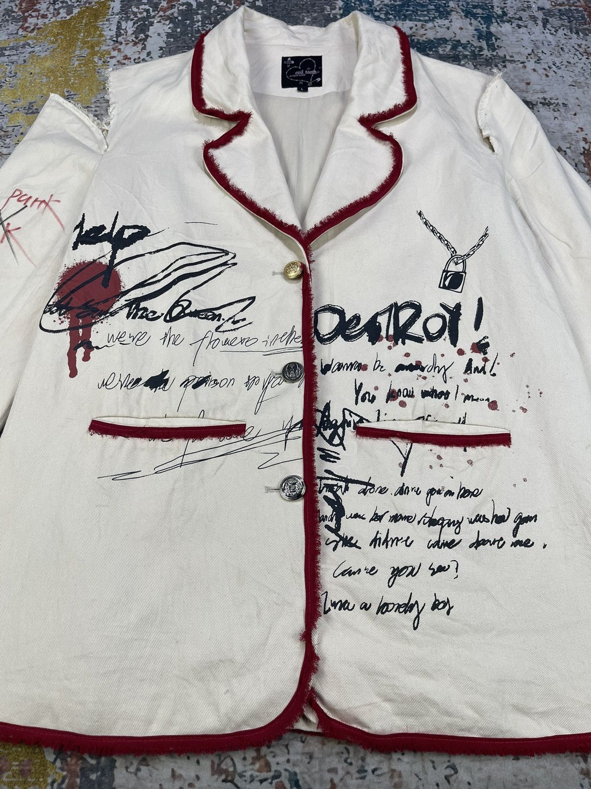 Seditionaries Evil Tooth 2019~2022 Punk Upcycle Jacket Size US M / EU 48-50 / 2 - 6 Thumbnail