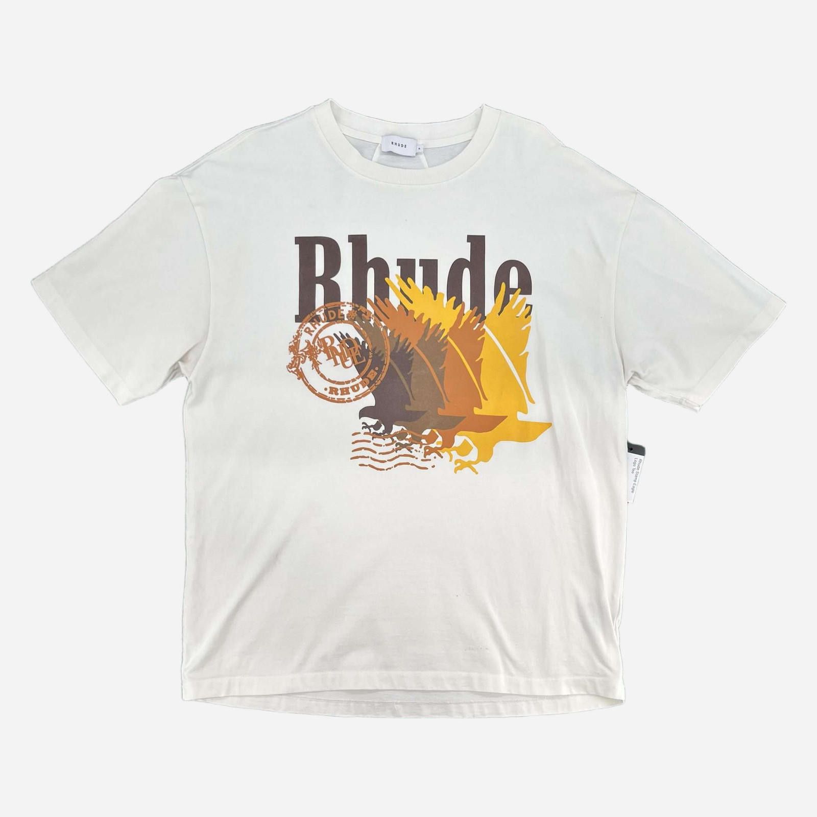 Rhude Stamp Eagle Logo Tee XL Used