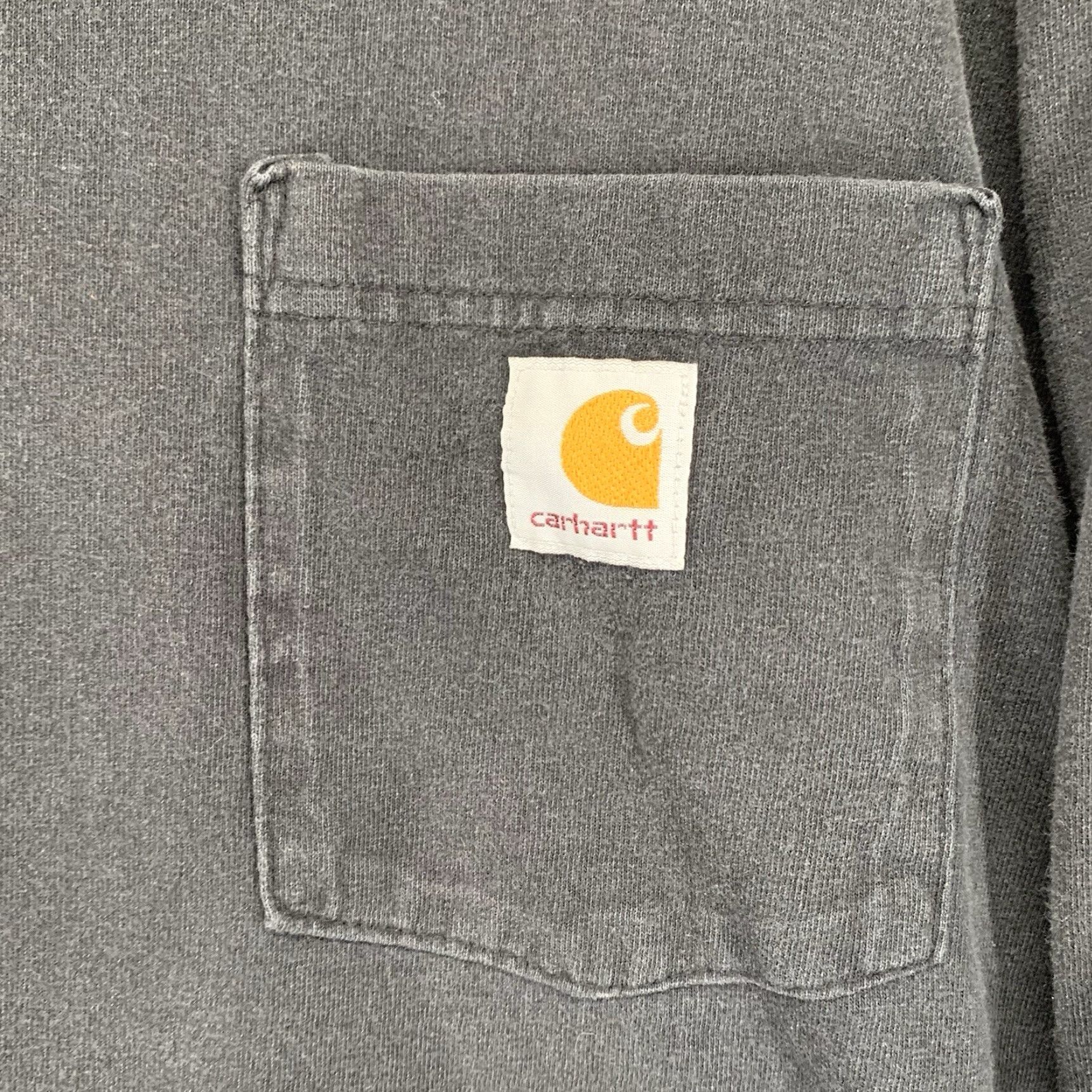 Carhartt Carhartt T-Shirt Mens Long Sleeve Crew Neck All Cotton Regular Fit Logo 100% Knit Black L Size US L / EU 52-54 / 3 - 4 Thumbnail