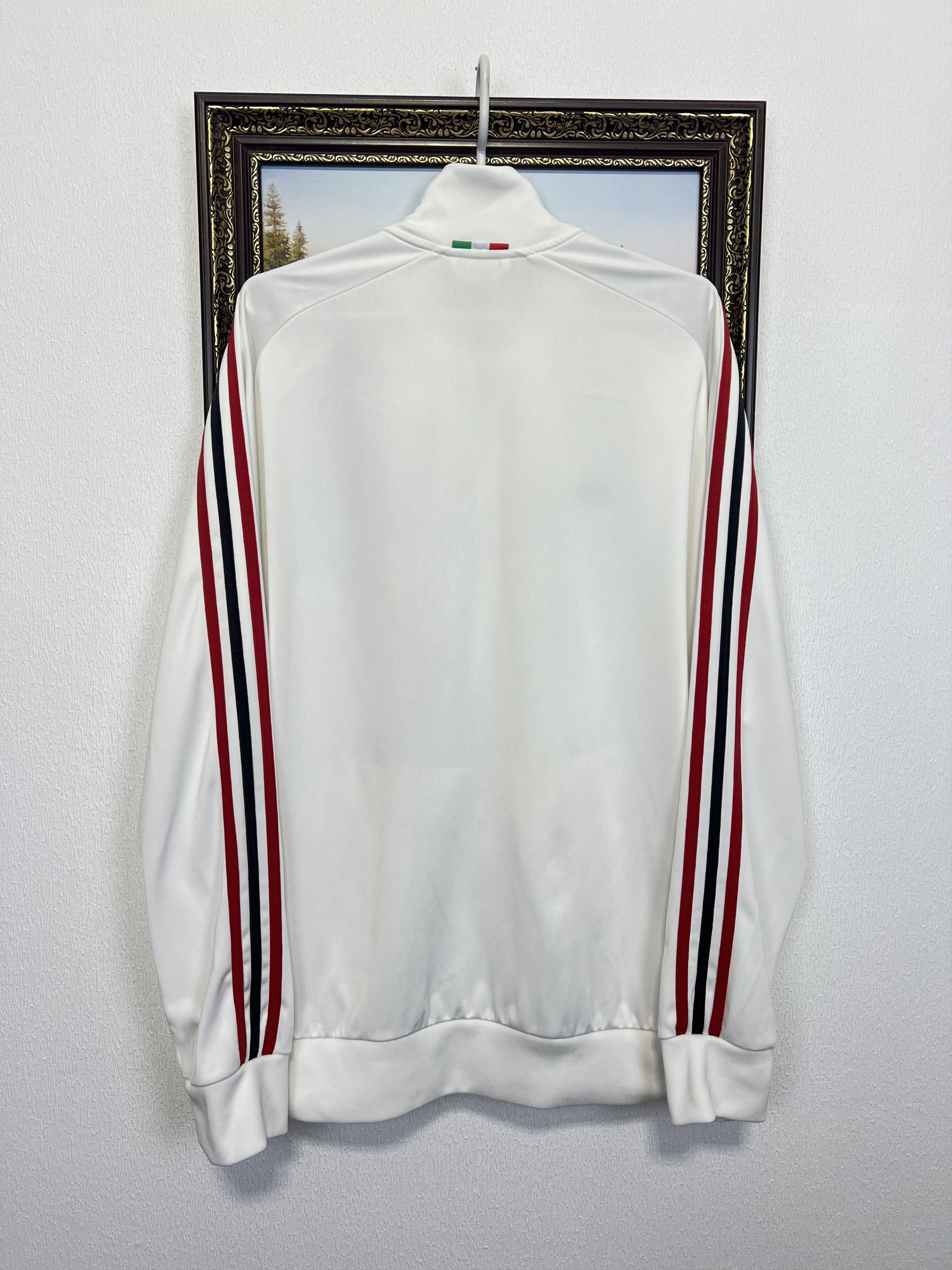 Adidas Vintage AC Milan Football Jacket Soccer Track Top Maglia Size US L / EU 52-54 / 3 - 10 Thumbnail