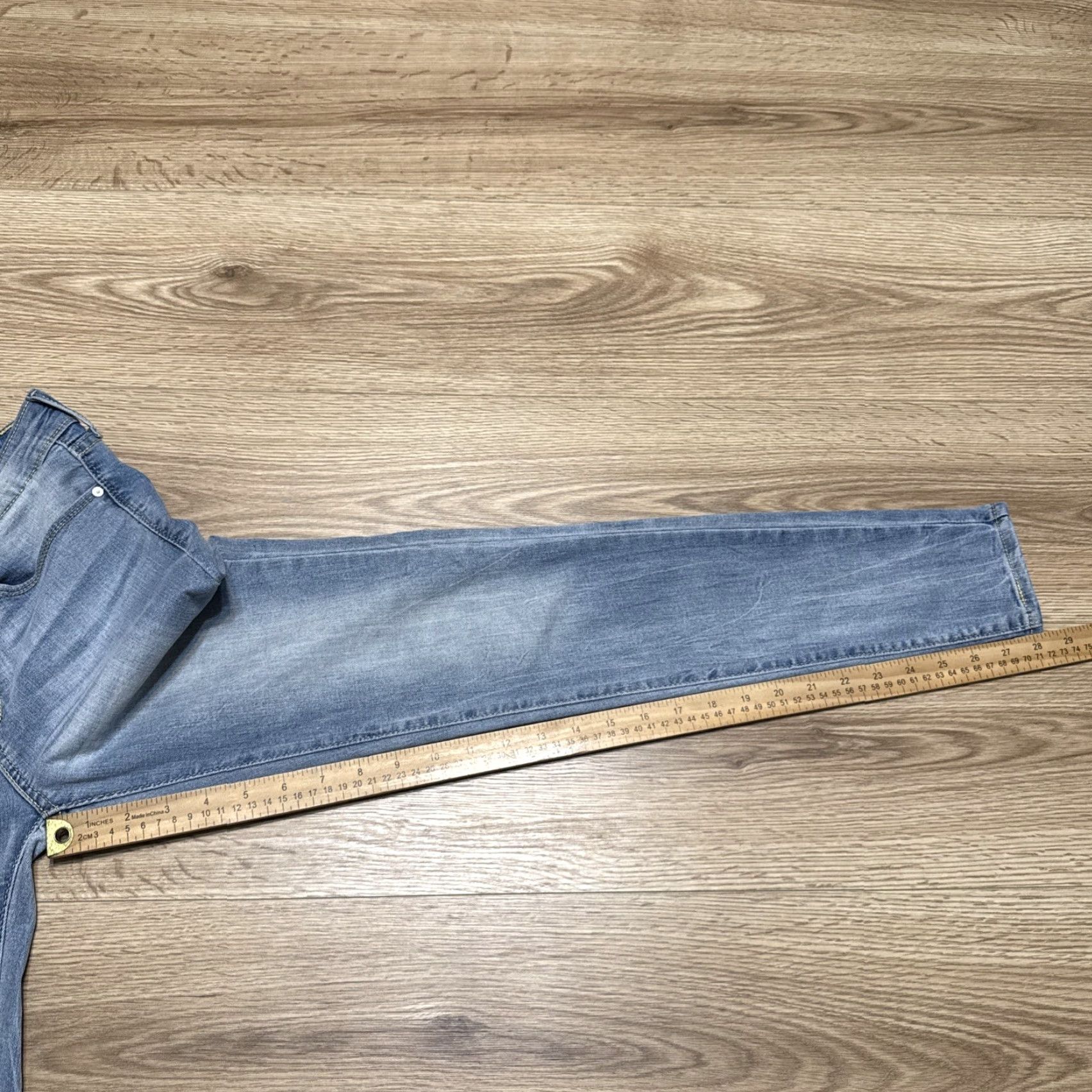 Denizen VINTAGE Levi's Denizen Women's Jeans Jegging Stretch Low Rise 5 Juniors Blue Size 27" / US 4 / IT 40 - 7 Thumbnail