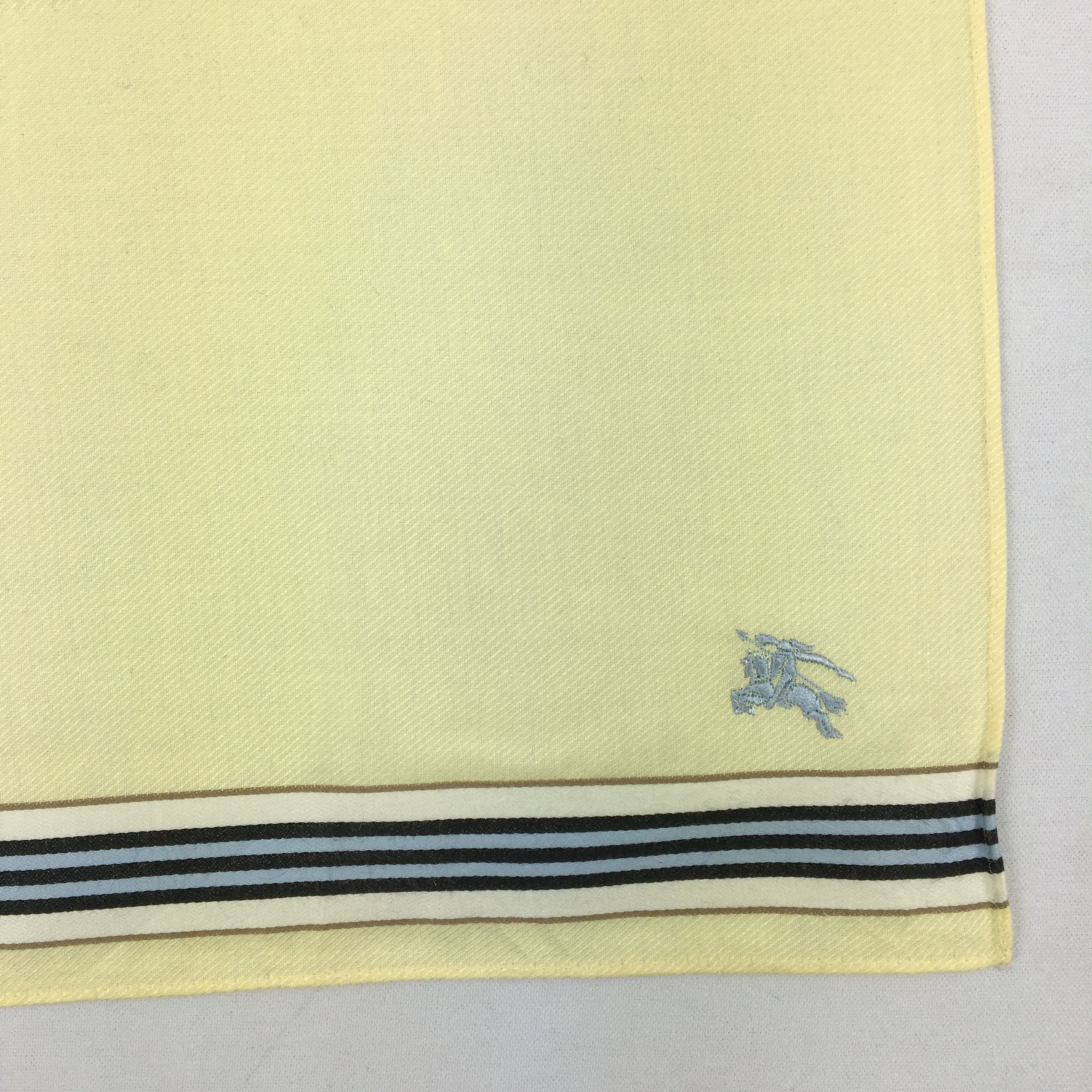 Burberry Vintage Y2K Burberry Handkerchief Bandana Pocket Square Size ONE SIZE - 3 Thumbnail