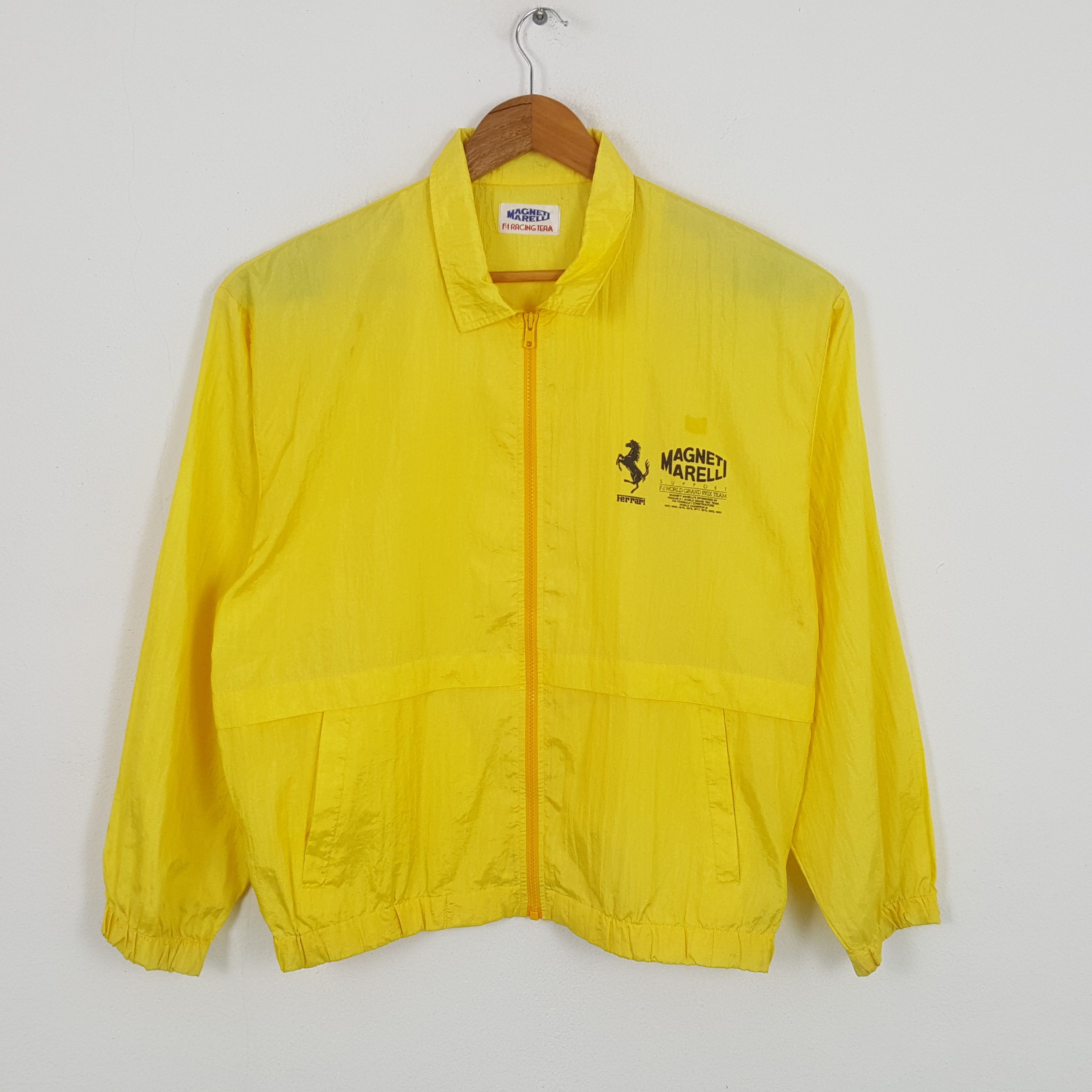 Ferrari × Vintage Vintage FERRARI MAGNETI MARELLI Formula One Jacket Size US L / EU 52-54 / 3 - 1 Thumbnail
