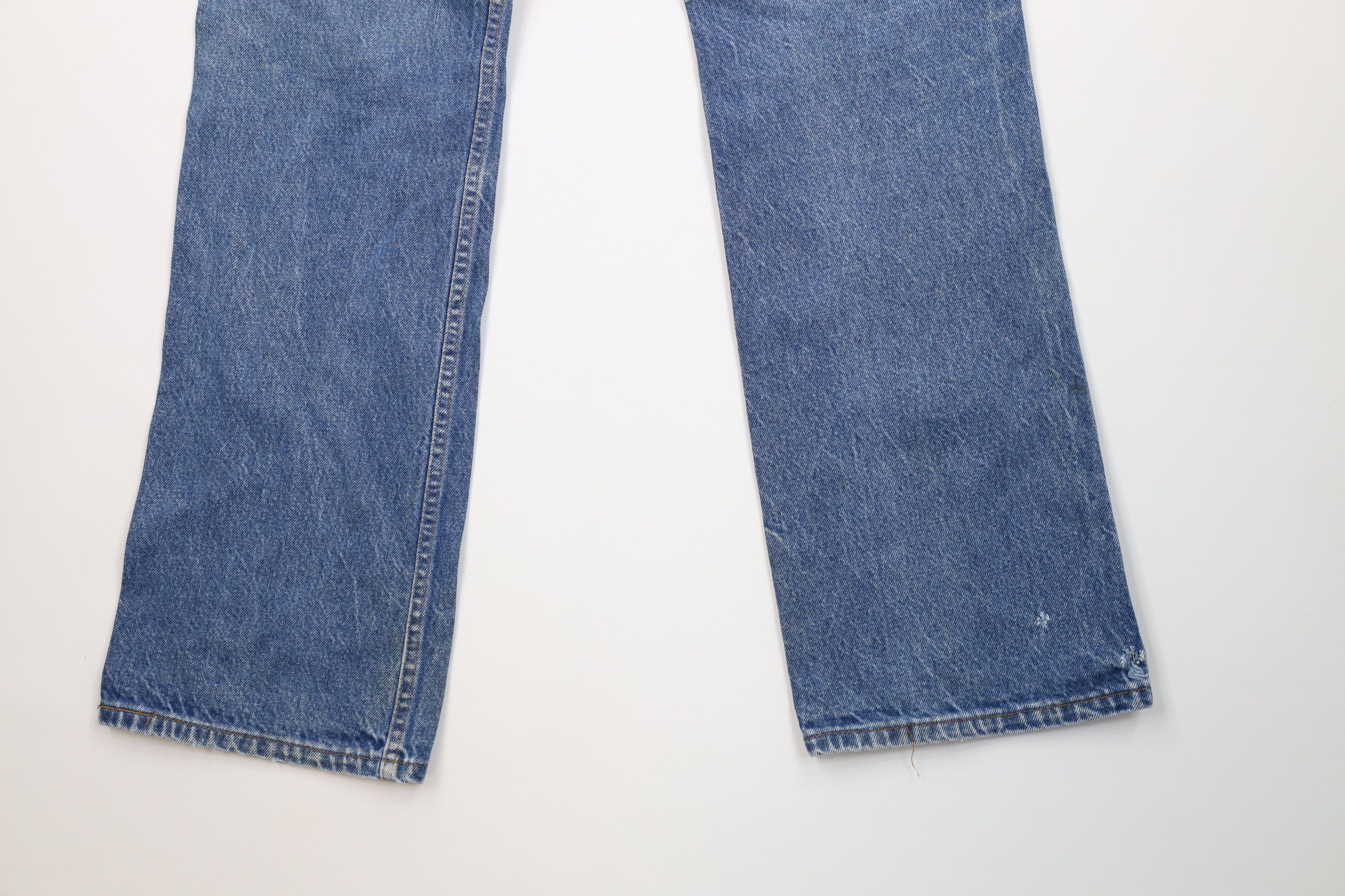 Vintage Vintage 70s Streetwear Flared Wide Leg Denim Jeans Blue USA Size US 34 / EU 50 - 14 Thumbnail