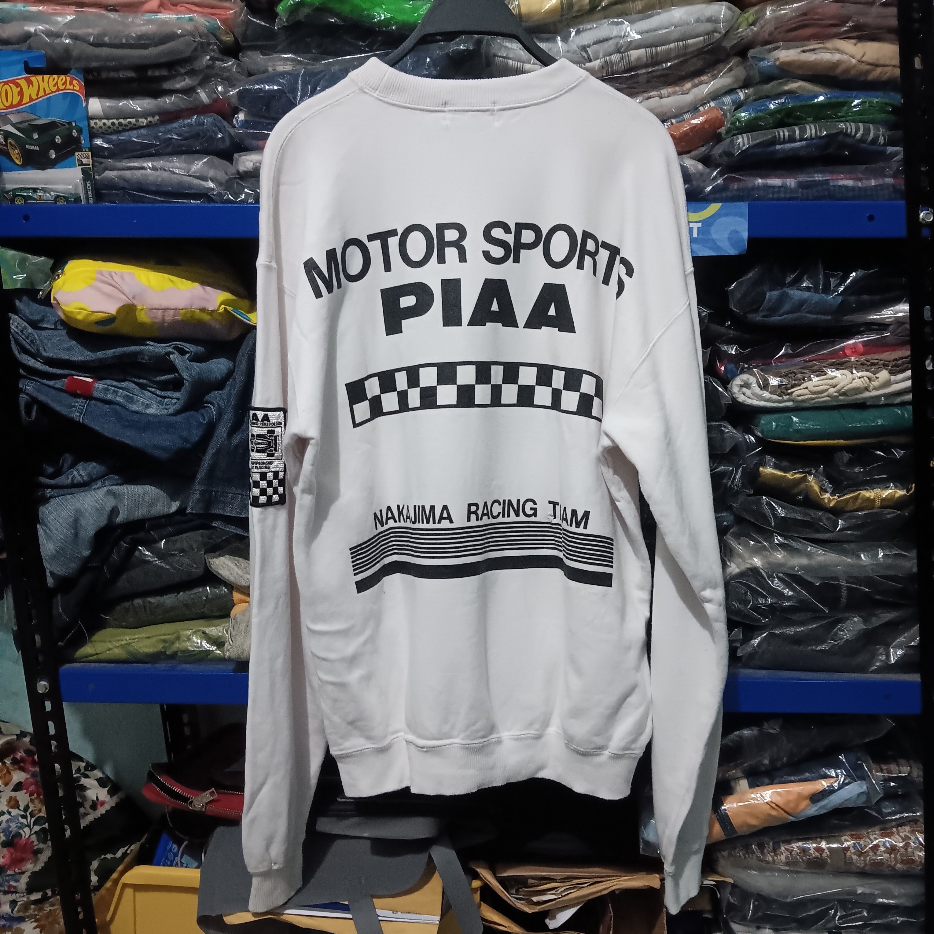 Formula 1 Vintage PIAA racing Nakajima racing team crewneck Size US XL / EU 56 / 4 - 5 Thumbnail