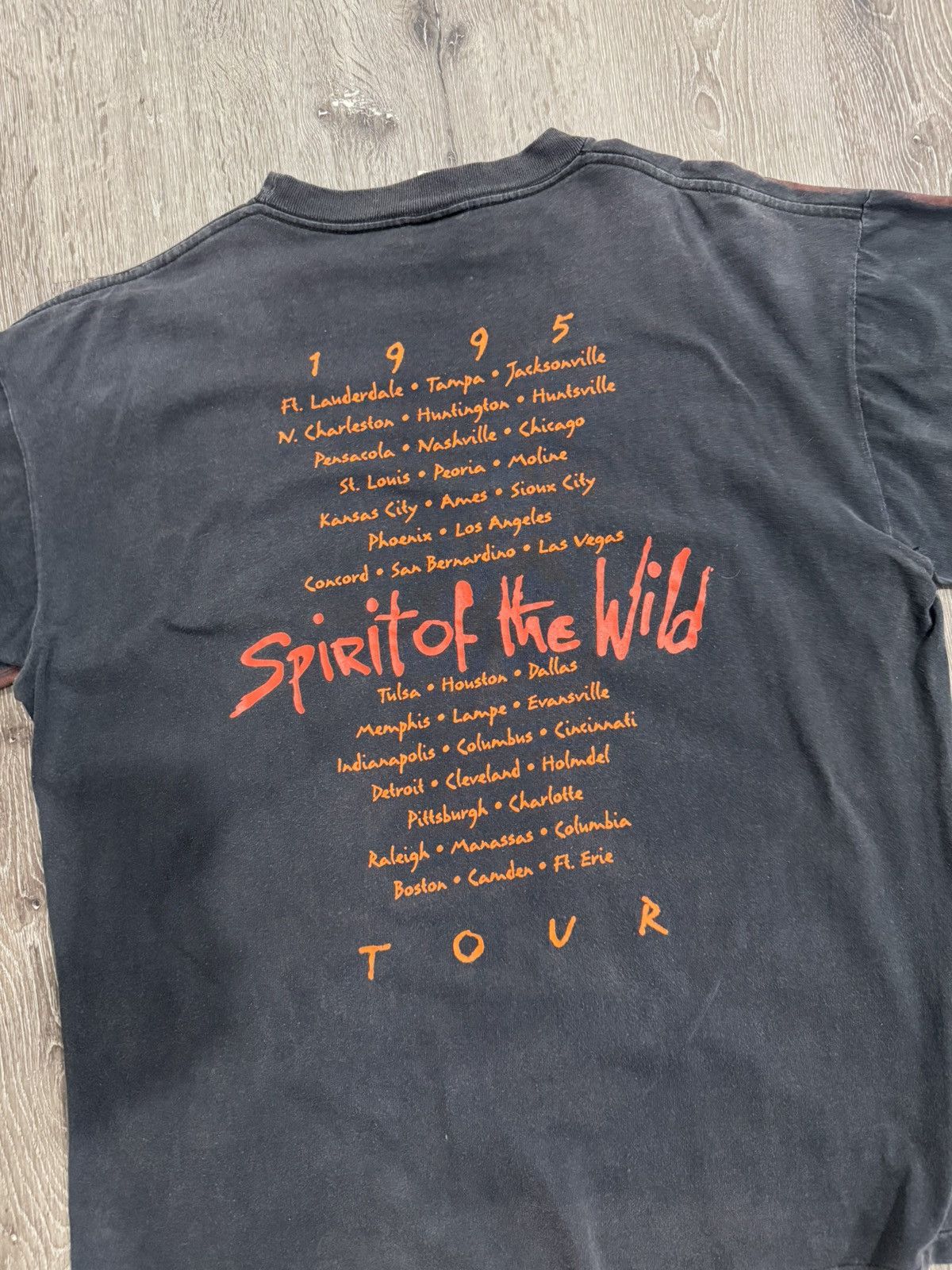 Vintage Vintage 90s All OverPrint 95’ Ted Nugent Bash Band TShirt XL Size US XL / EU 56 / 4 - 4 Thumbnail