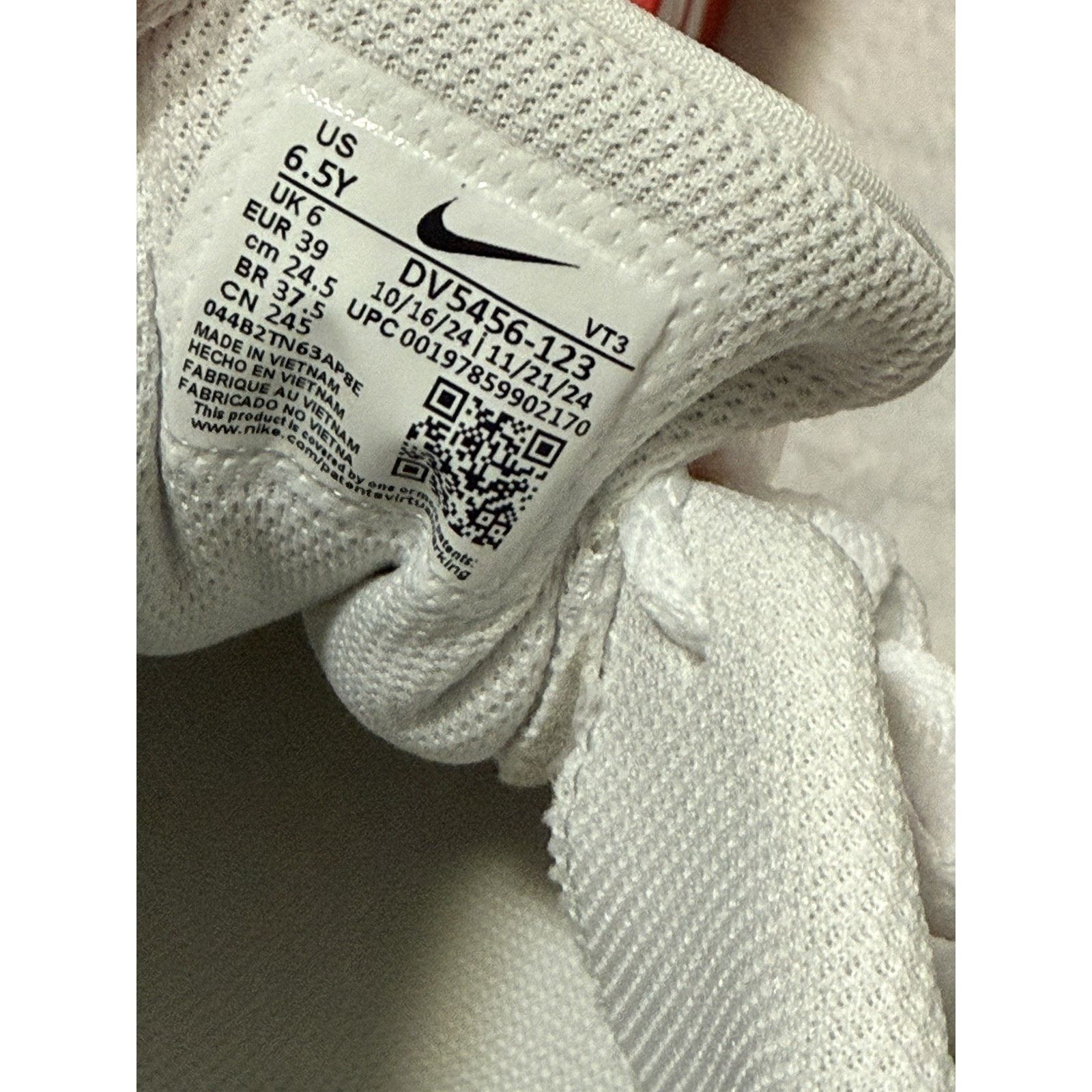 Nike Nike Court Borough Low Recraft (GS) White Fuchsia Pink 6.5Y Size US 6.5 / EU 39-40 - 6 Thumbnail