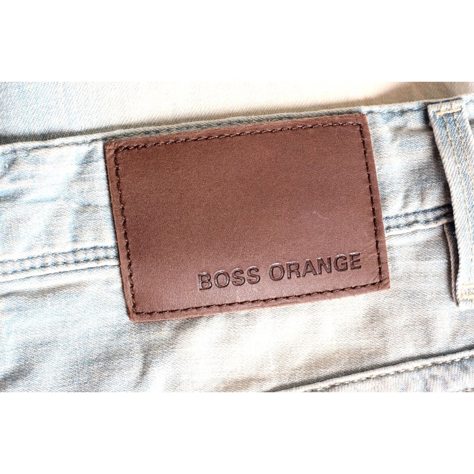 Hugo Boss VINTAGE? HUGO BOSS Orange 24 Milano Denim Shorts Men Size W30 Regular Fit Distressed Size US 30 / EU 46 - 3 Thumbnail