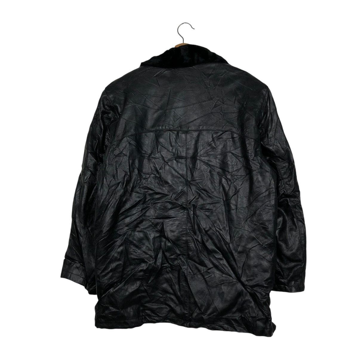 Japanese Brand VINTAGE GENUINE LEATHER JACKET BIKE BRUMAS MINK FUR BLANKET Size US S / EU 44-46 / 1 - 10 Thumbnail