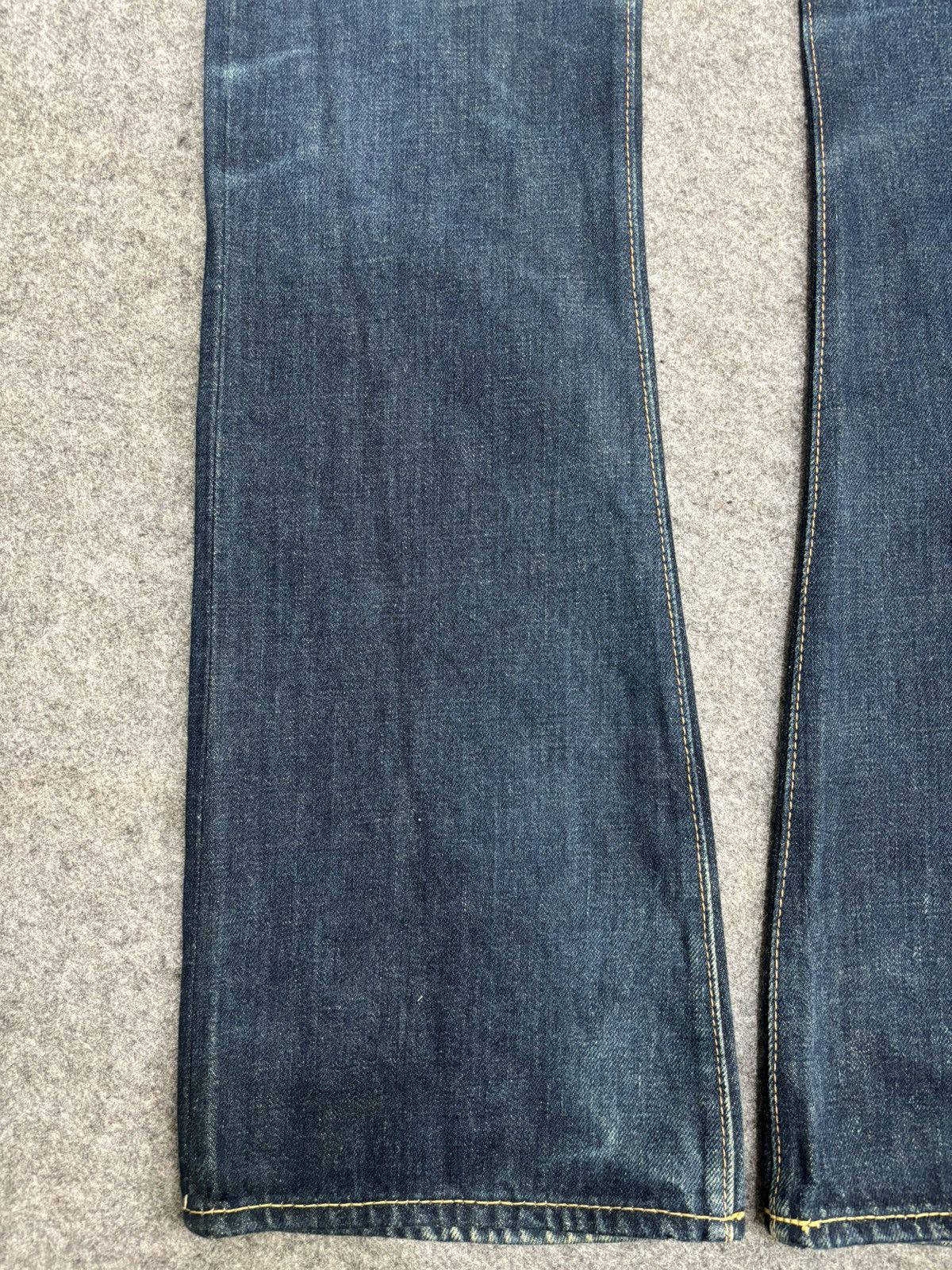 Jelado 💥Sturdy Flare💥Archival Jelado Japan Flare Biker Denim F603 Size US 27 - 10 Thumbnail