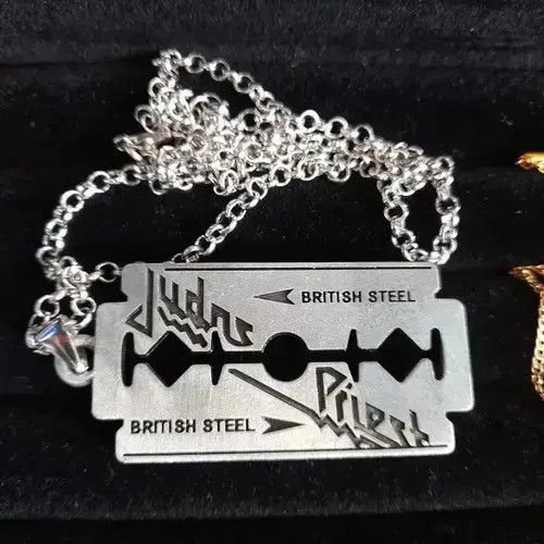 Other Judas Priest Blade Razor Shape Pendant Necklace Size ONE SIZE - 2 Thumbnail