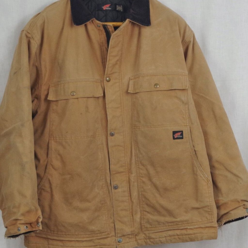 Red Wing Red Wing Vintage USA Made Distressed Canvas Work Jacket. 2XL Size US XXL / EU 58 / 5 - 13 Thumbnail