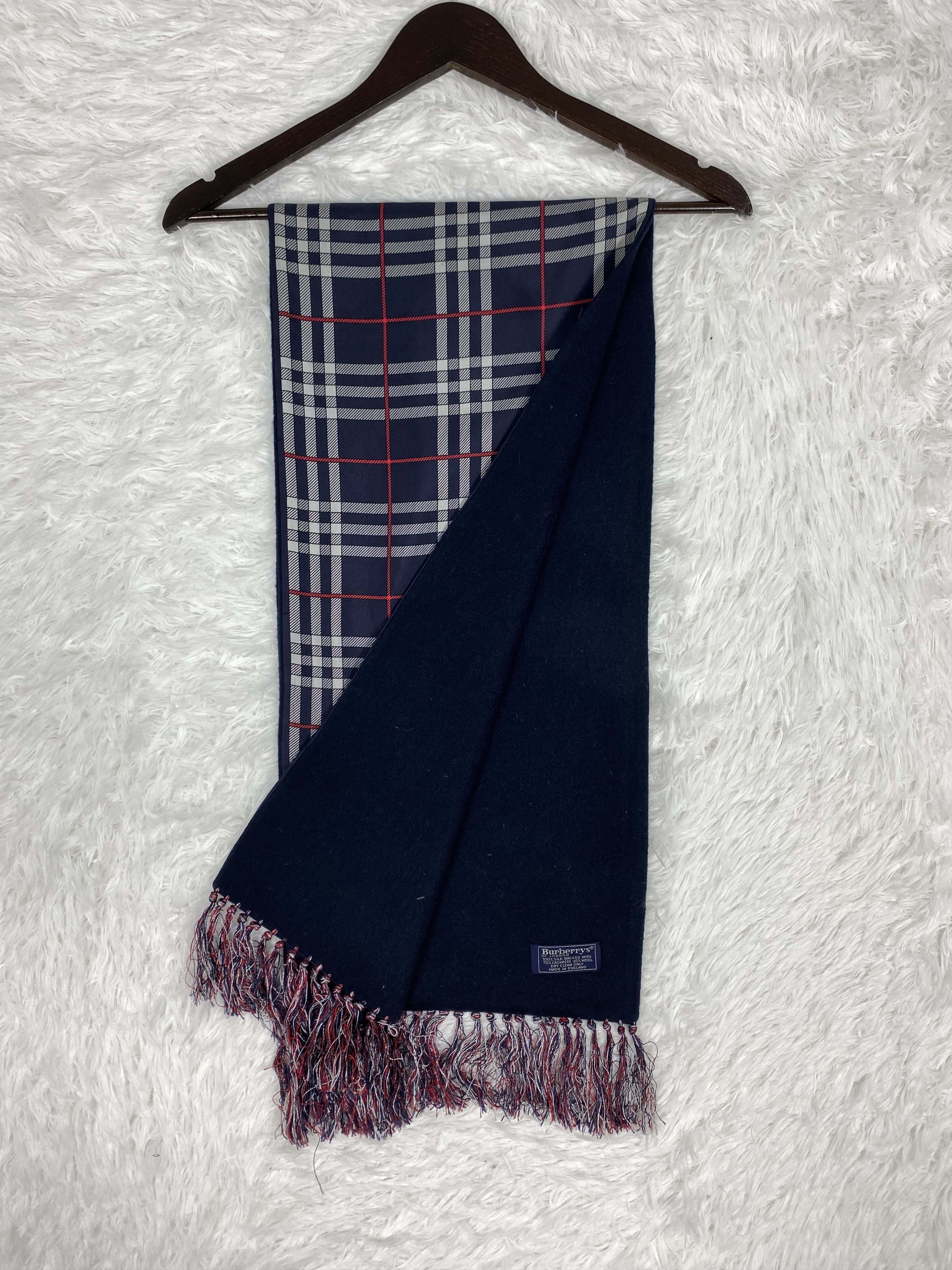 Burberry Vintage Burberry Scarf / Muffler Neckwear PM0010 Size ONE SIZE - 9 Thumbnail