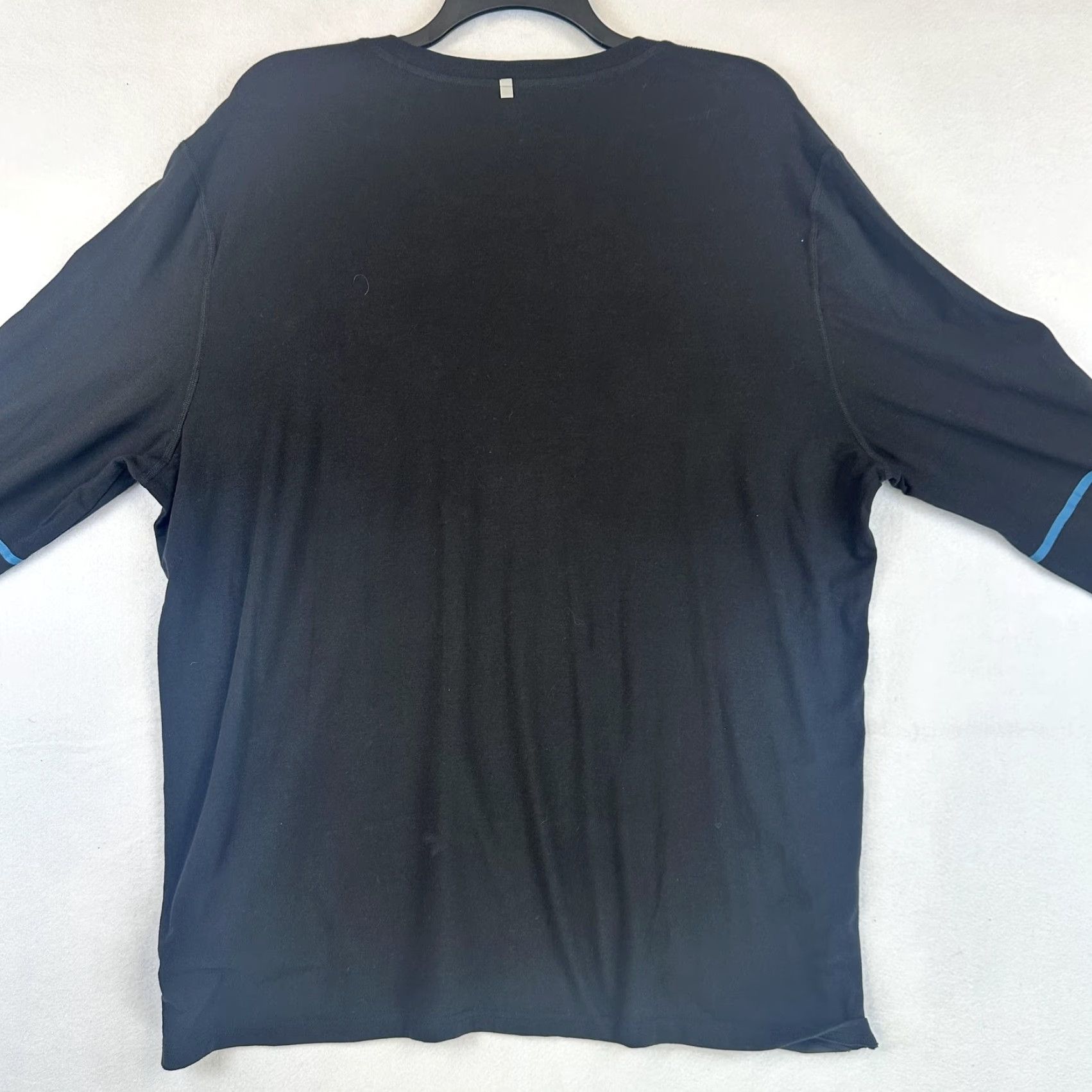 Vintage Ideology Shirt Mens 2XL Black Blue Long Sleeve Crewneck Graphic Checkered XXL Size US XXL / EU 58 / 5 - 6 Thumbnail