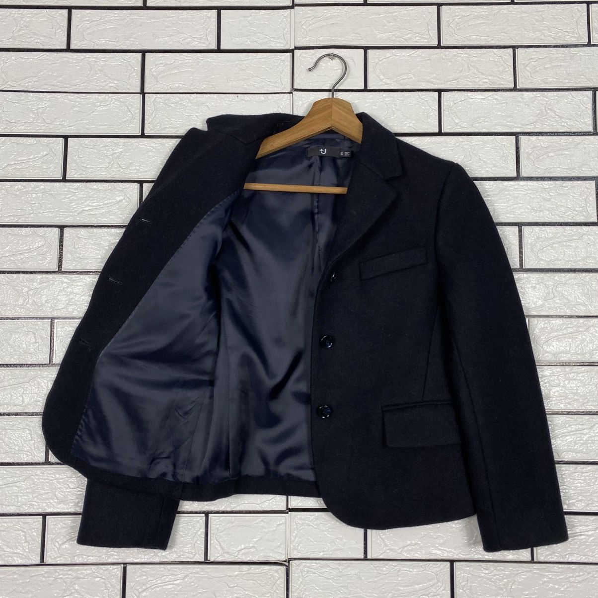 Japanese Brand 📌Cropped Jacket Wool J+ Jill Sander Size S / US 4 / IT 40 - 12 Thumbnail