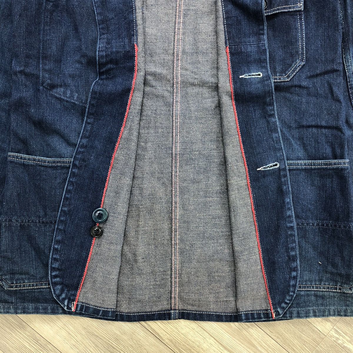 Blue Blue Japan × Vintage 1990s Vintage Blue Blue Japan Selvedge Chore Jacket Size US M / EU 48-50 / 2 - 4 Thumbnail