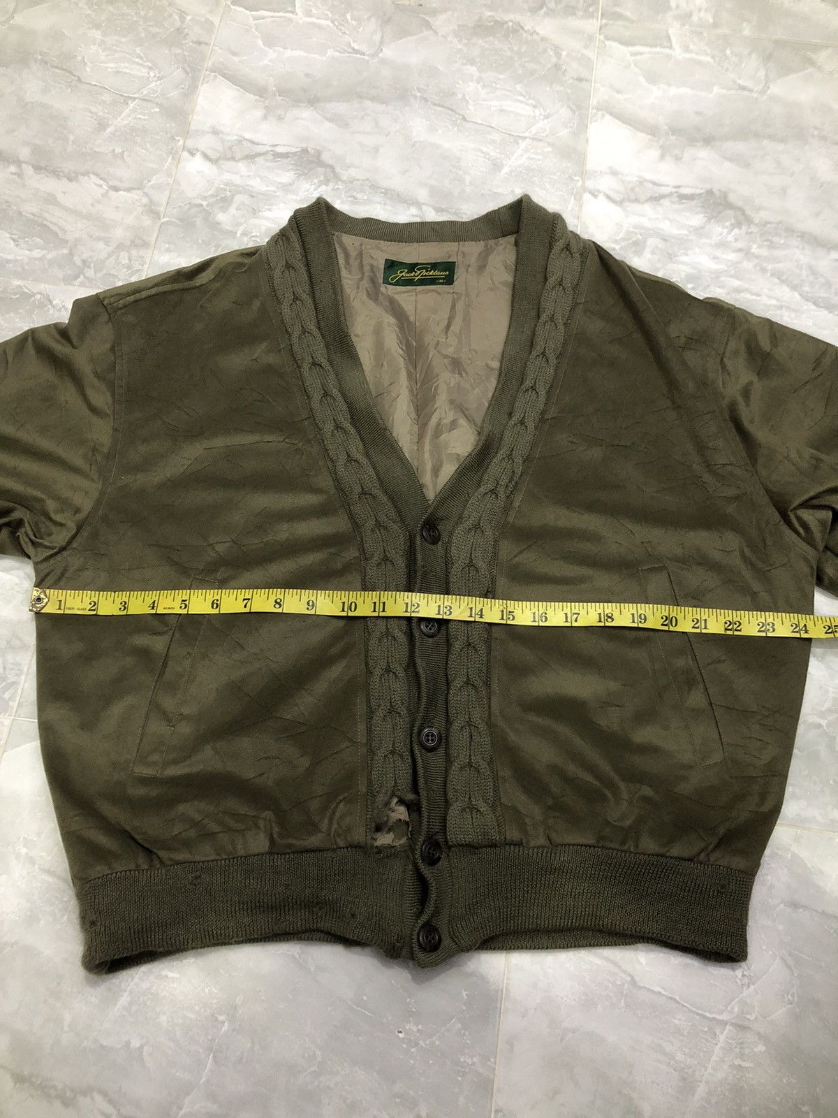 Vintage Vintage Jack Nicklaus Olive Cardigan Jacket Size US M / EU 48-50 / 2 - 16 Thumbnail