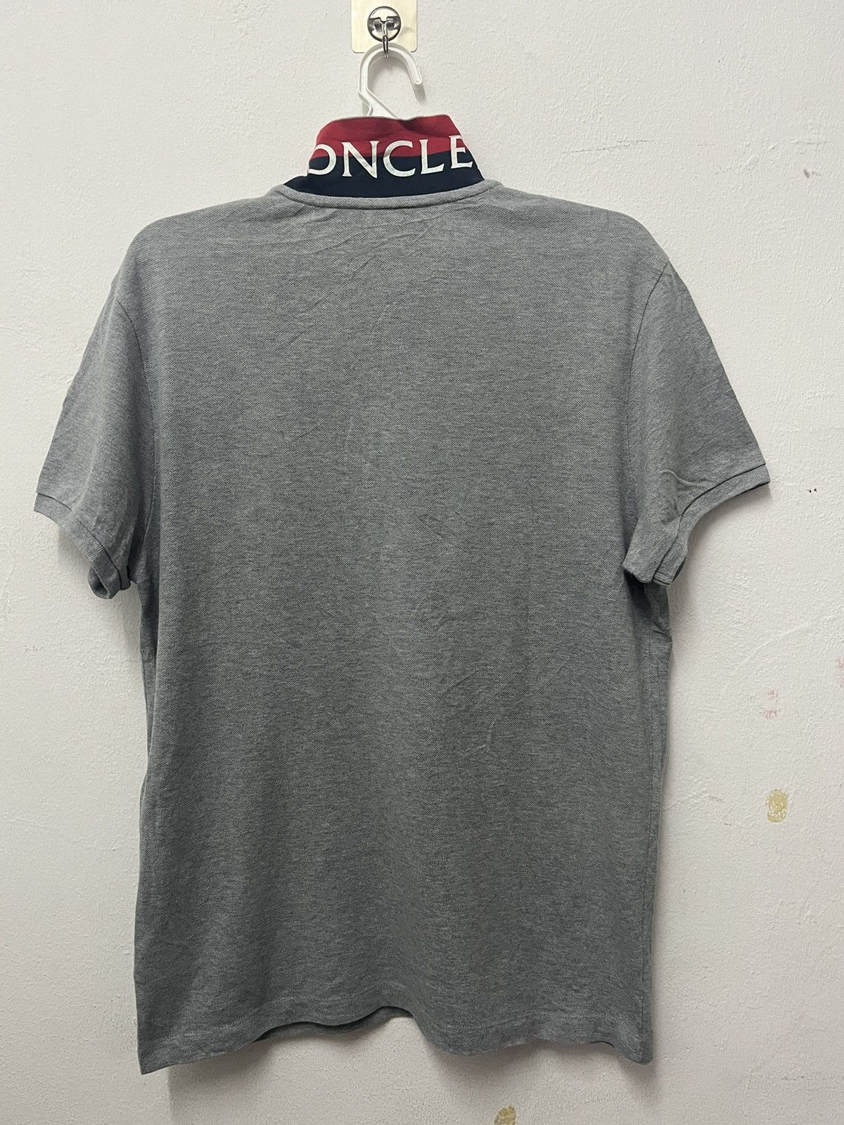 Moncler Moncler Maglia Polo manica corta Grey polo shirt (A) Size US L / EU 52-54 / 3 - 6 Thumbnail