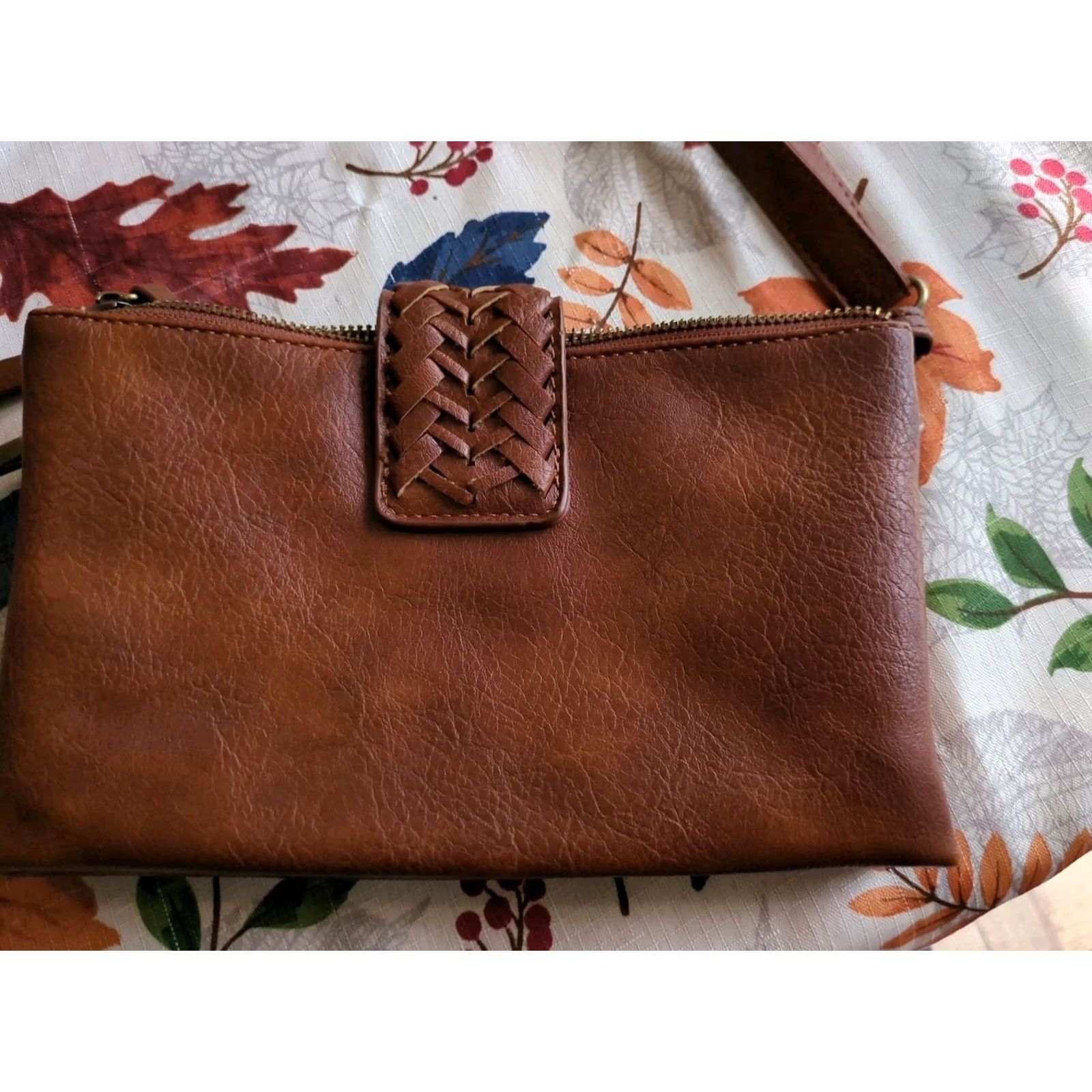 Vintage ChillX Shoulder Purse Brown Soft Adjustable MOD SQUAD 60s Tote Handbag Shoulderbag Purse Women Small Leather Strap Fashion Bag Vintage No Size ONE SIZE - 3 Thumbnail