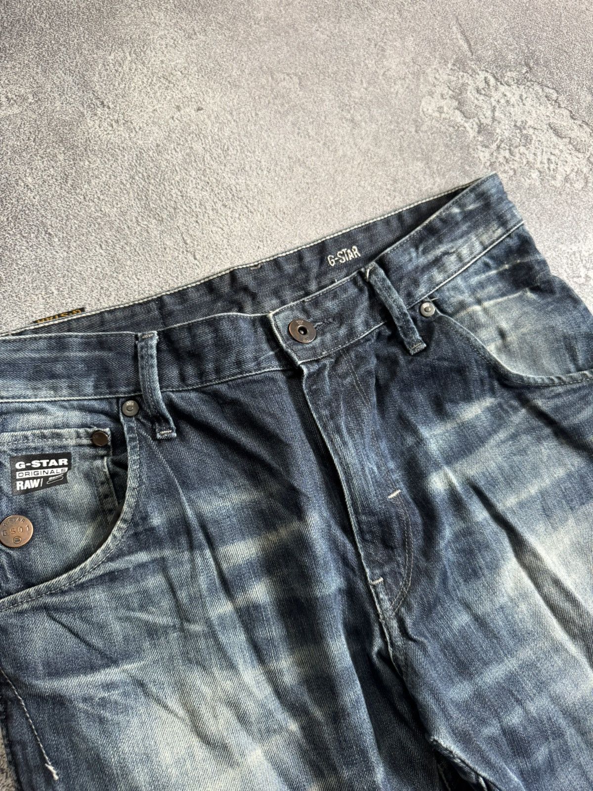 G-Star G Star Arc 3D Jeans 30 L32 Loose Tapered Leg Zip Twisted Size US 30 / EU 46 - 7 Thumbnail