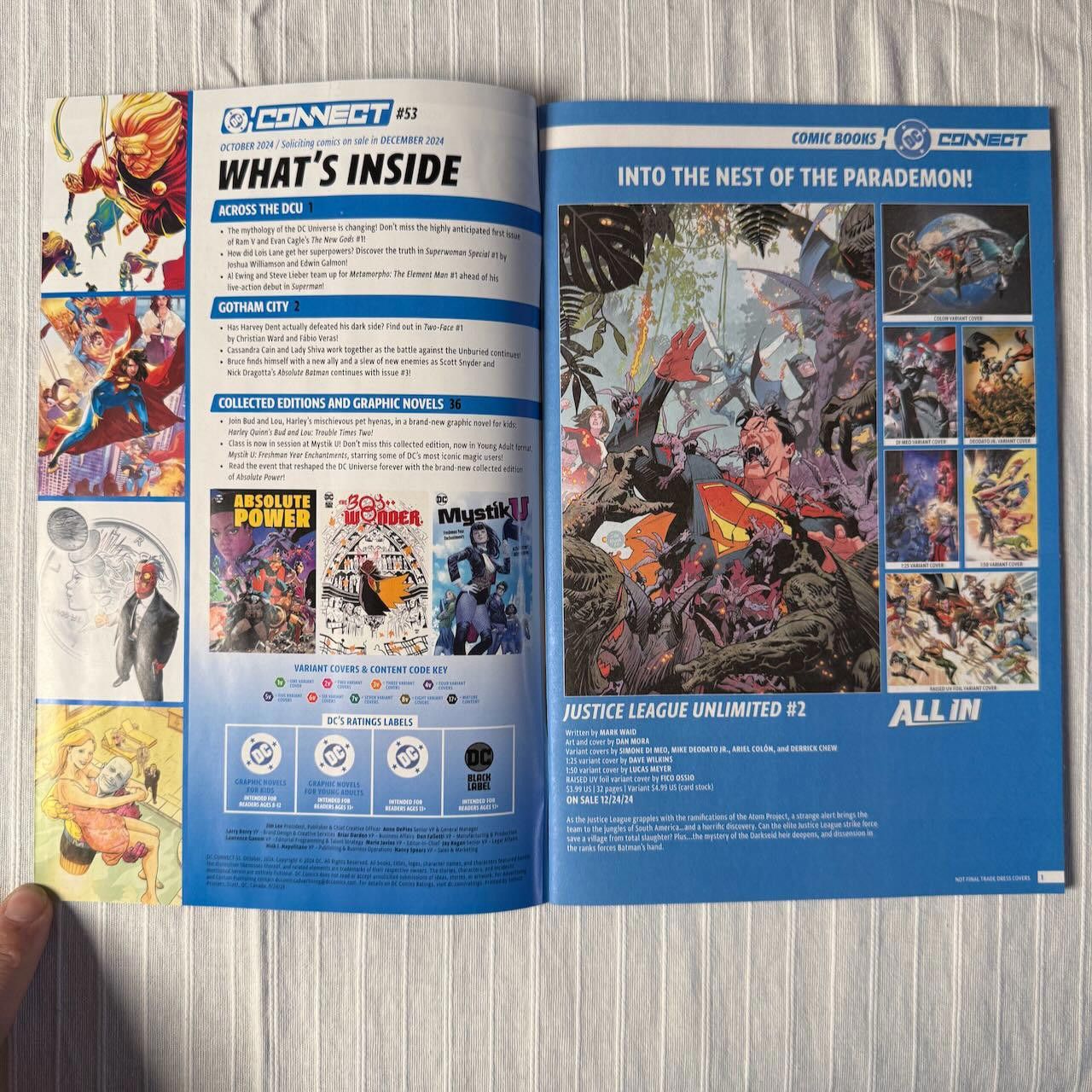 DC Comics DC Connect Issue #53 - The New Gods (Dec 2024) Size ONE SIZE - 7 Thumbnail