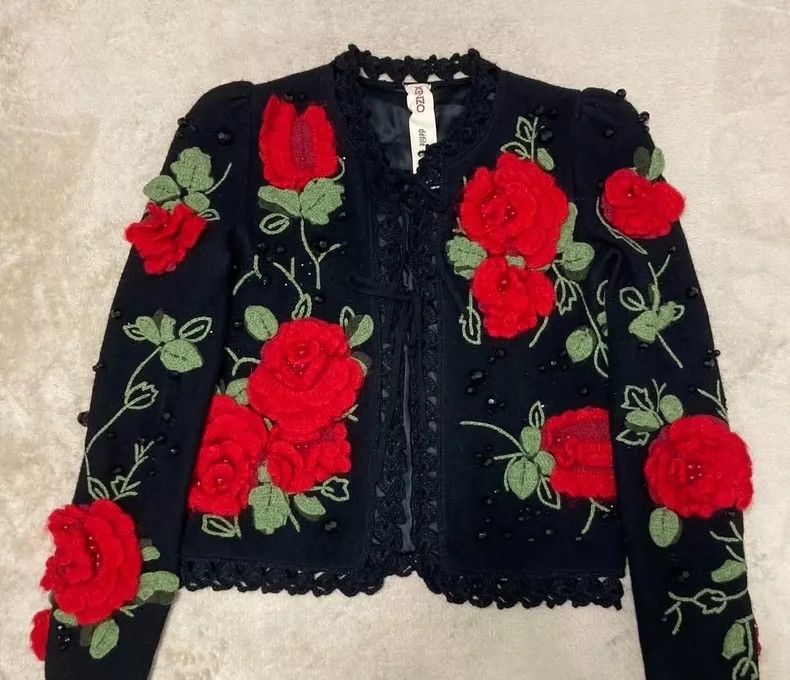 Kenzo KENZO Knitted sweater cardigan Size M / US 6-8 / IT 42-44 - 1 Thumbnail