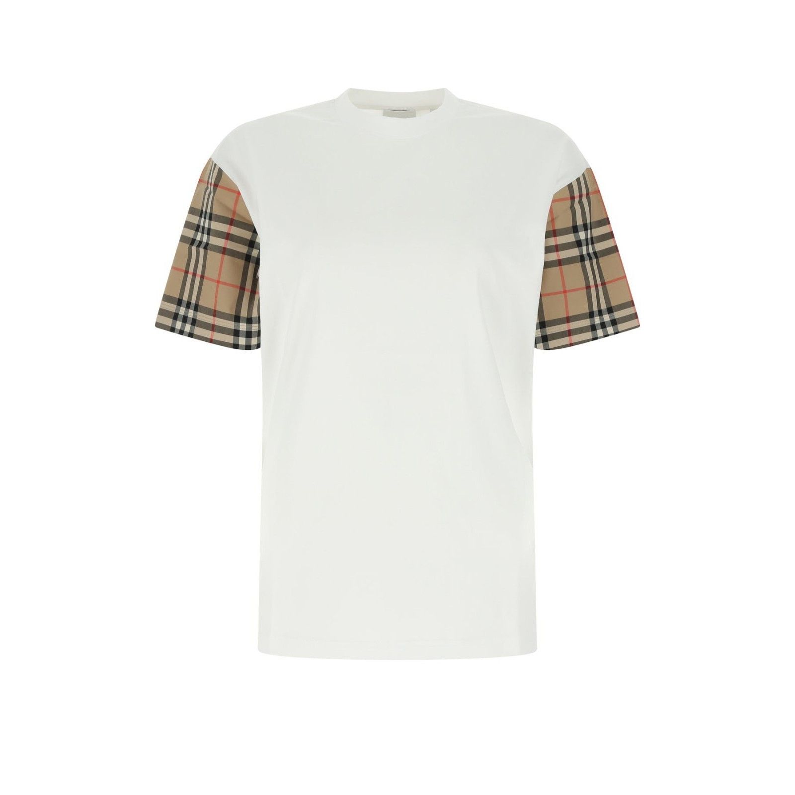 BURBERRY White Cotton T-shirt New & Authentic (Women's size: