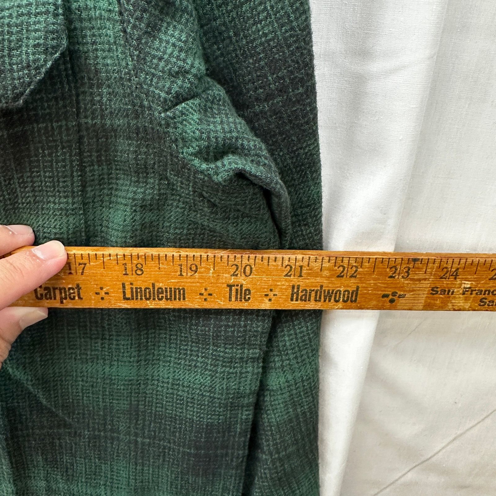 Levi's Levi's Mens Pine Green Plaid Shirt Size Small Size US S / EU 44-46 / 1 - 8 Thumbnail