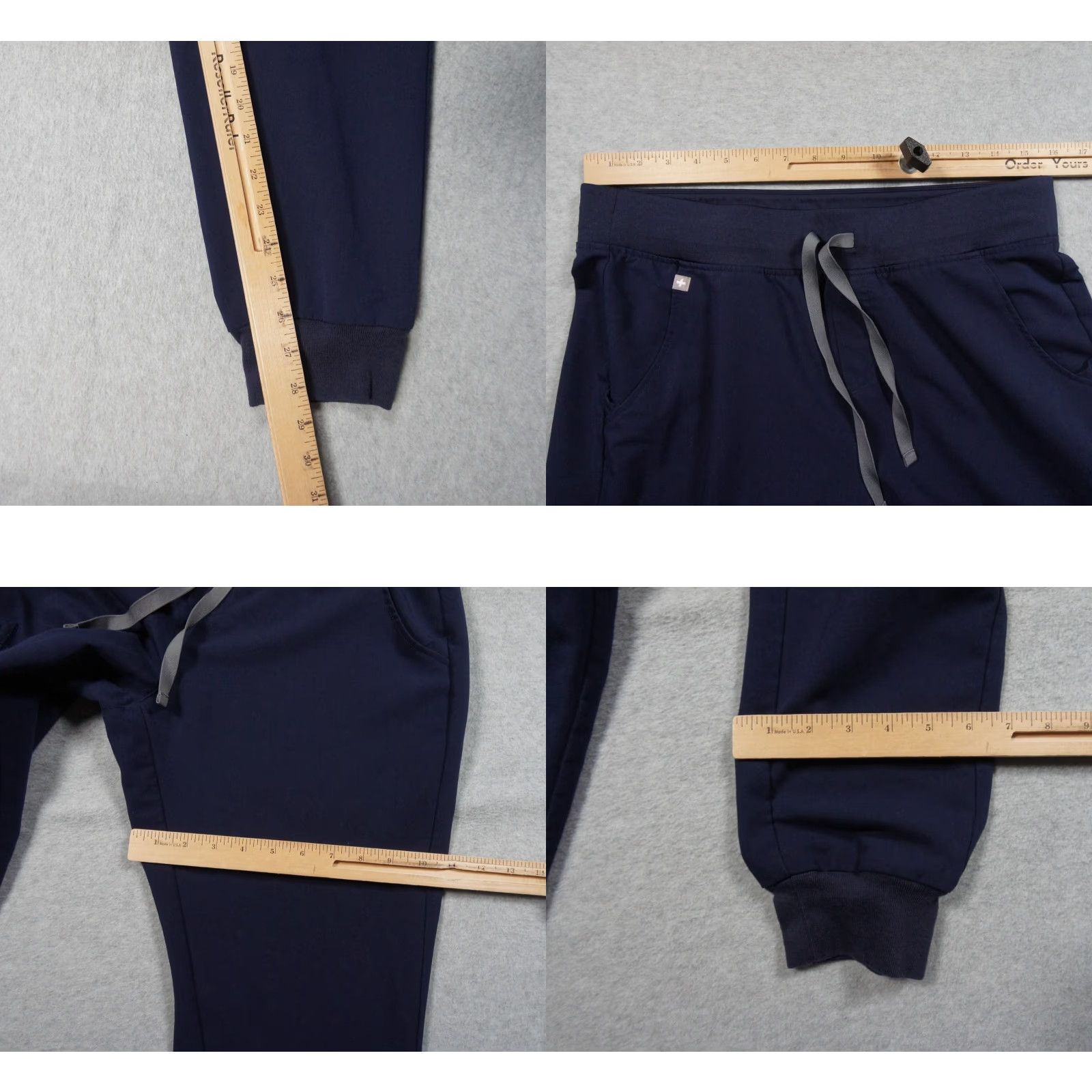 Vintage FIGS Figs Pants Mens Medium Blue Jogger Scrub Zamora Bottom Nurse Workwear Stretch Bottoms Scrub Pants Medical Men Blue Polyester Vintage? (no) Size US 31 - 8 Thumbnail