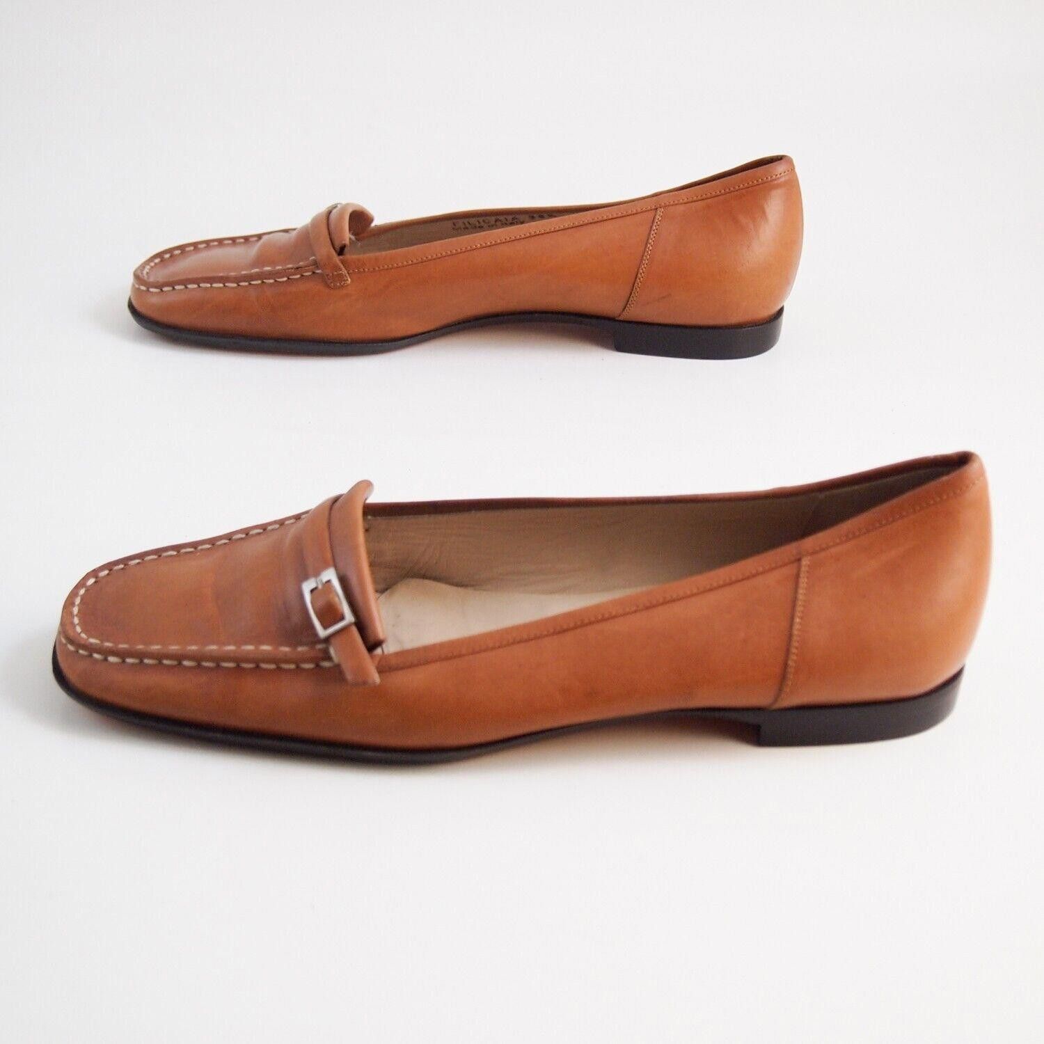 Bally Bally Filicaia Loafers Flats Orange Leather EU 38.5 US 8 Size US 8 / IT 38 - 2 Thumbnail