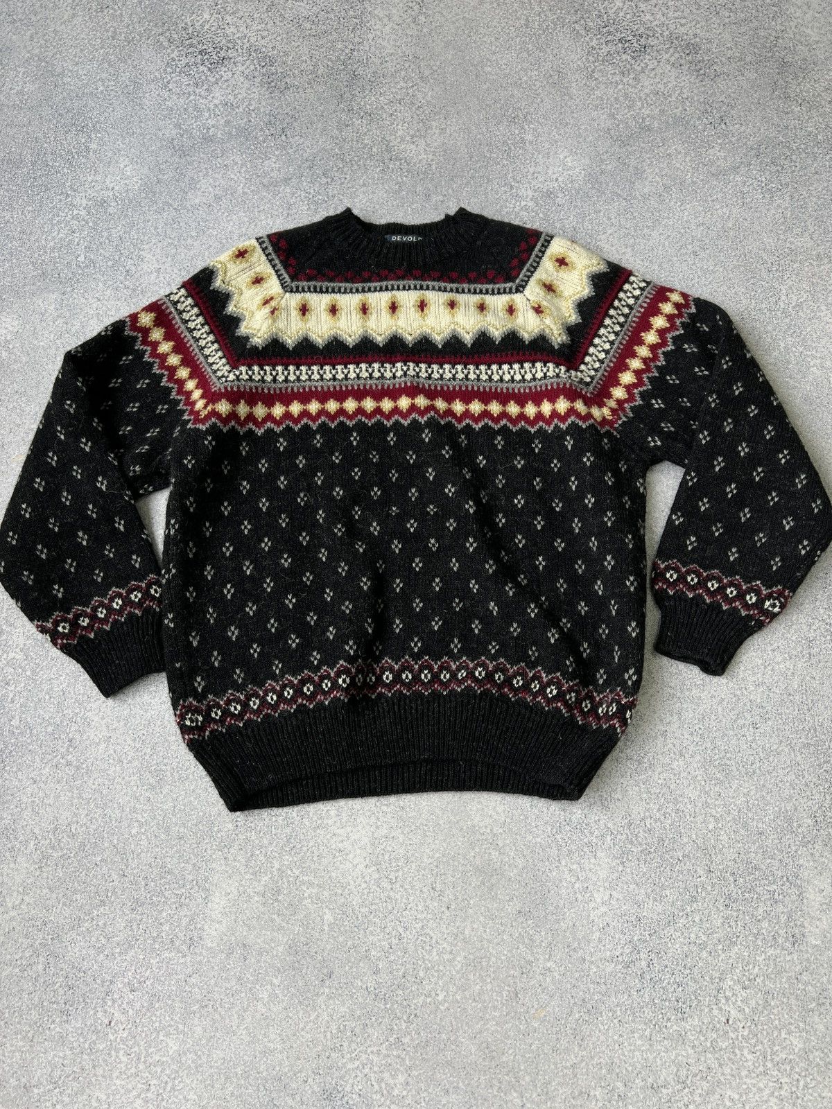 Vintage Vintage Devold By Olmes Carretti wool sweater 90s style Size US L / EU 52-54 / 3 - 4 Thumbnail