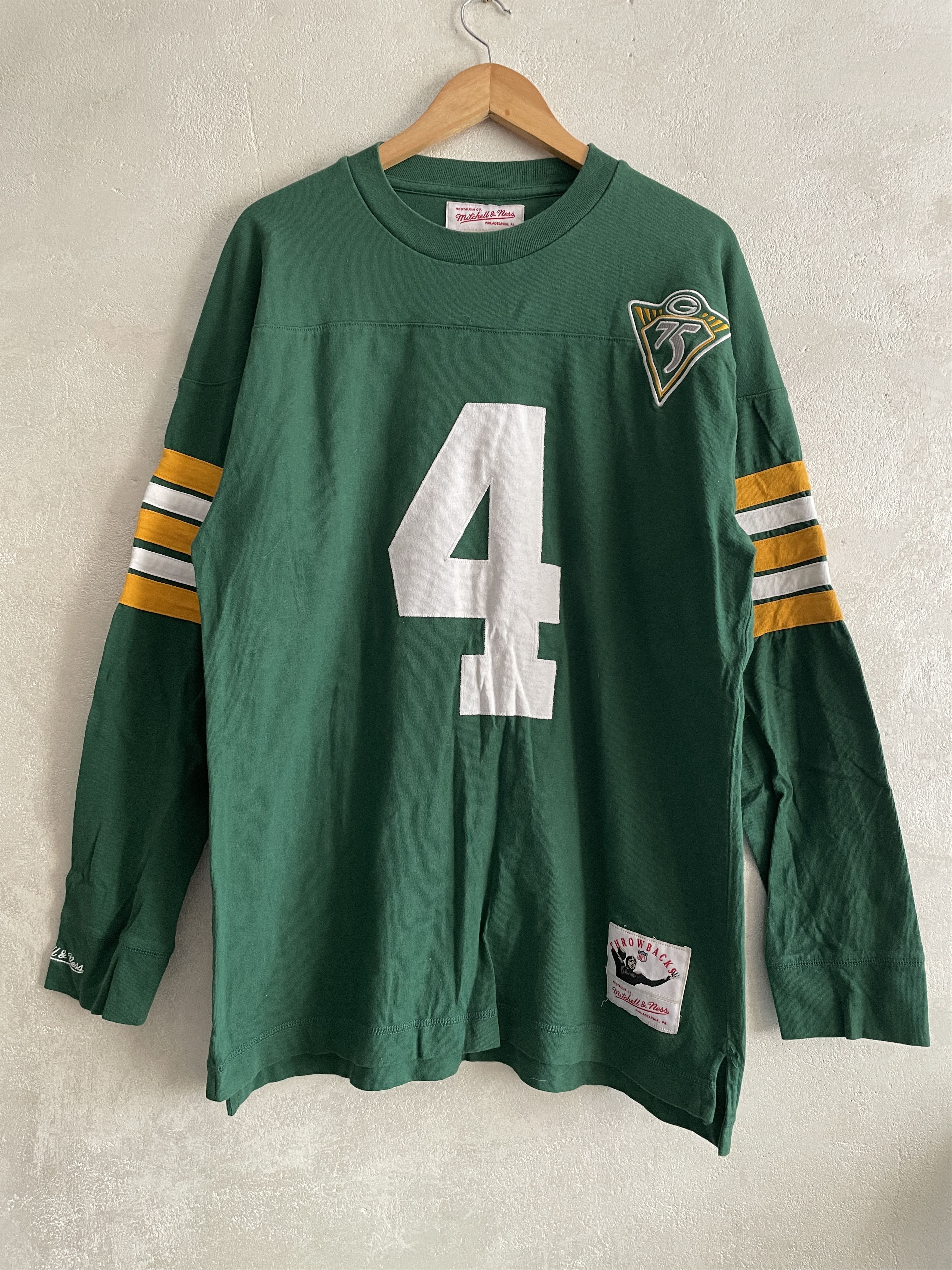 Mitchell & Ness Brett Favre Green Bay Packers 1993 Retired Jersey Size US L / EU 52-54 / 3 - 1 Thumbnail
