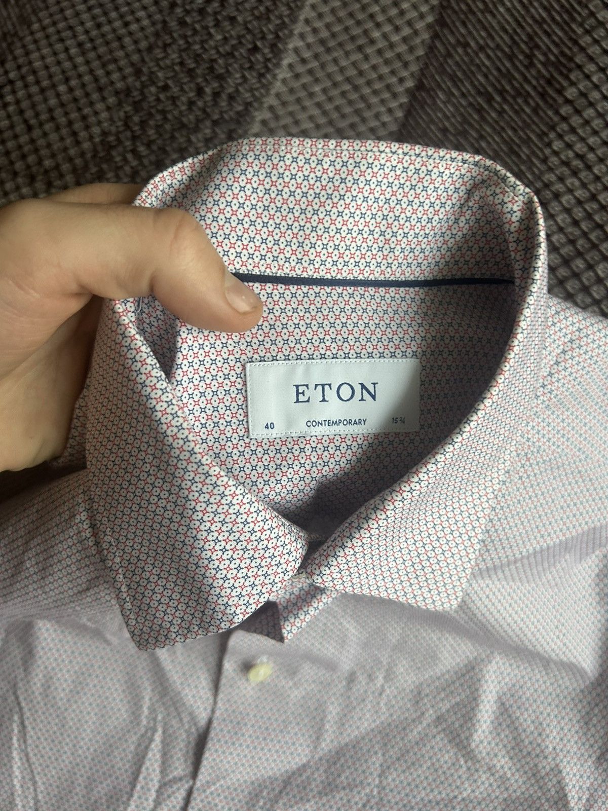 Eton Eton Contemporary Luxury Shirt Mens Solid Style Size 40 Size US L / EU 52-54 / 3 - 4 Thumbnail
