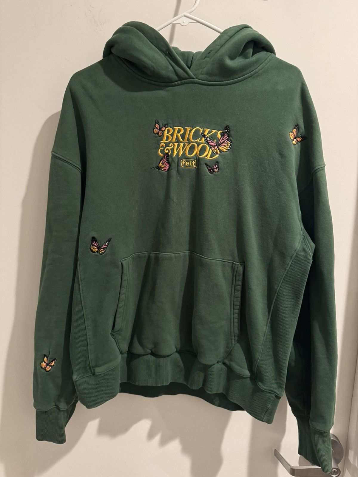 Bricks & Wood Bricks And Wood x Felt Fleece Hoodie Men Size Medium Size US M / EU 48-50 / 2 - 3 Thumbnail