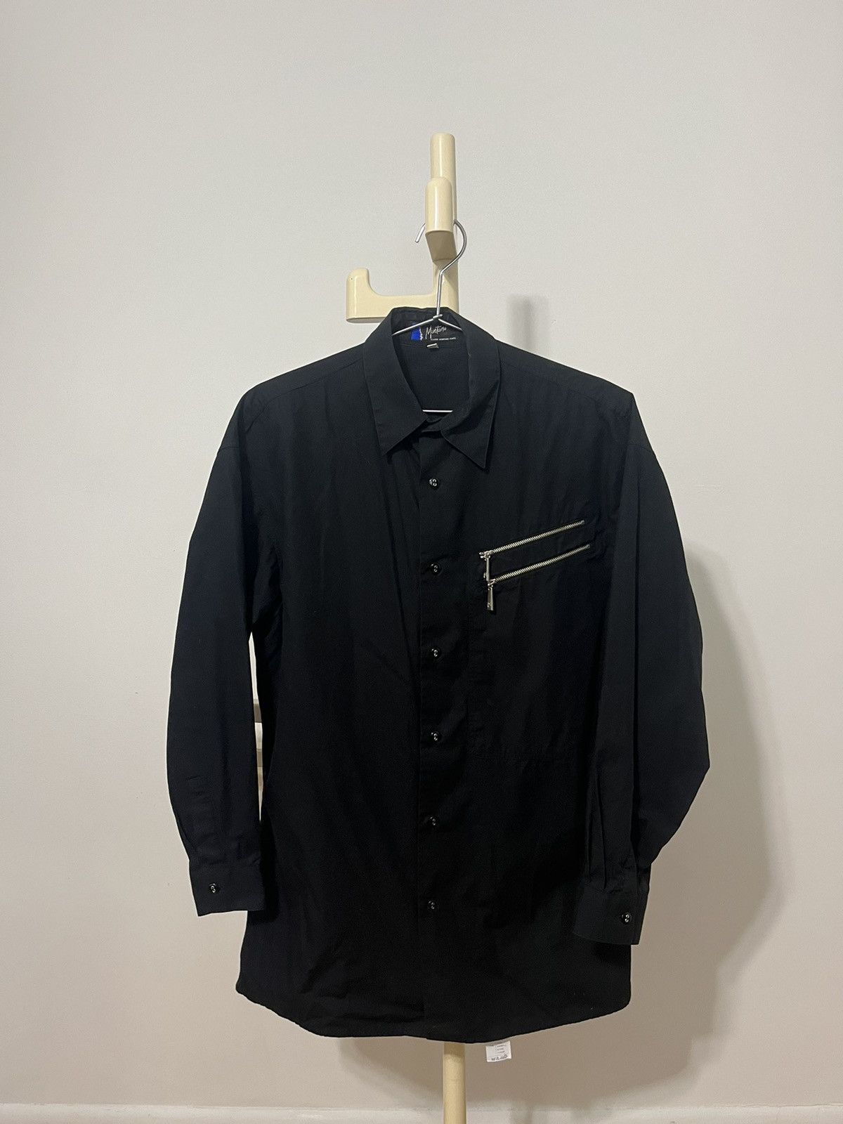 ジャケット・アウター 1990FW CLAUDE MONTANA Wool Cape Coat Vintage 1990s State of Claude Montana Navy Blue Wool Jacket