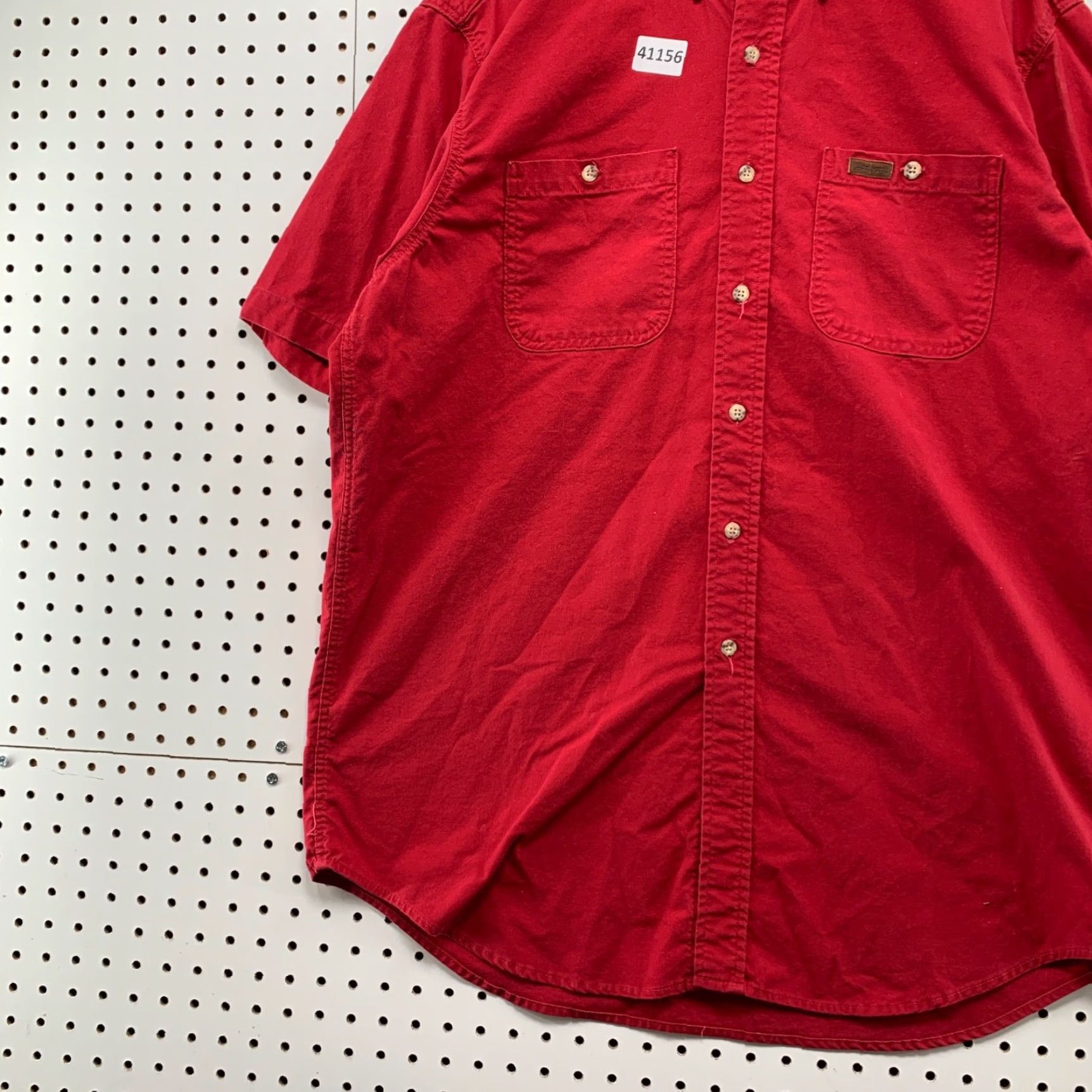 Carhartt VINTAGE Carhartt Button-Up Shirt Mens L Red Canvas Workwear Made USA Size US L / EU 52-54 / 3 - 5 Thumbnail