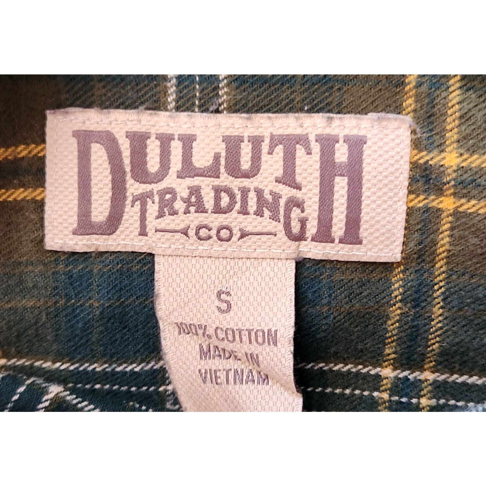 Vintage Duluth Flannel Shirt Men’s Sm Green Plaid Long Sleeve Lot Of 2 Button-Up Regular Cotton 24” Sleeve Mens Size US S / EU 44-46 / 1 - 7 Thumbnail
